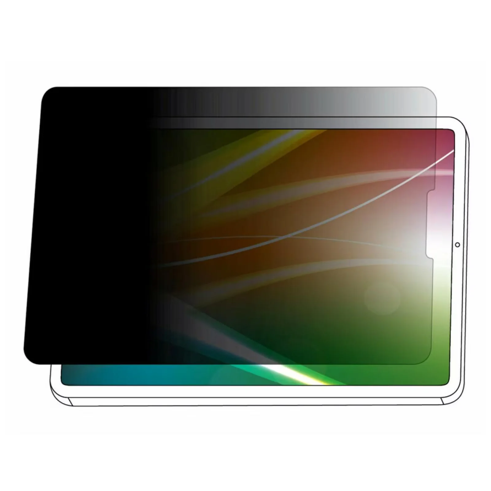 BPTAP004 filtre de confidentialité iPad 10.9 pouces, réversible mat/brillant