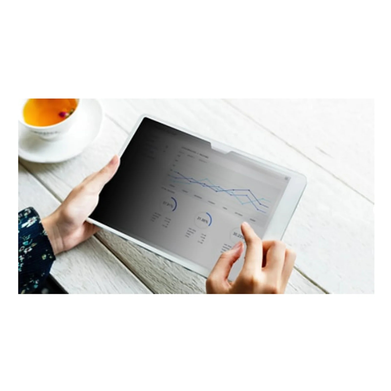 3M Filtre de confidentialité de l'écran lumineux pour Microsoft® Surface® Go 4, BPTMS003