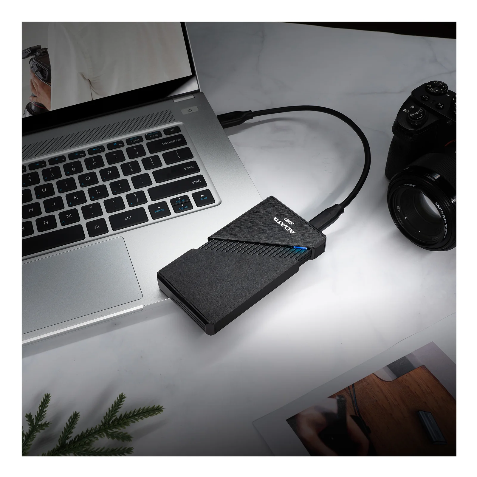 ADATA SE920 Technologie Thunderbolt 4 To USB Type-C USB4 Gen 3x2 Noir