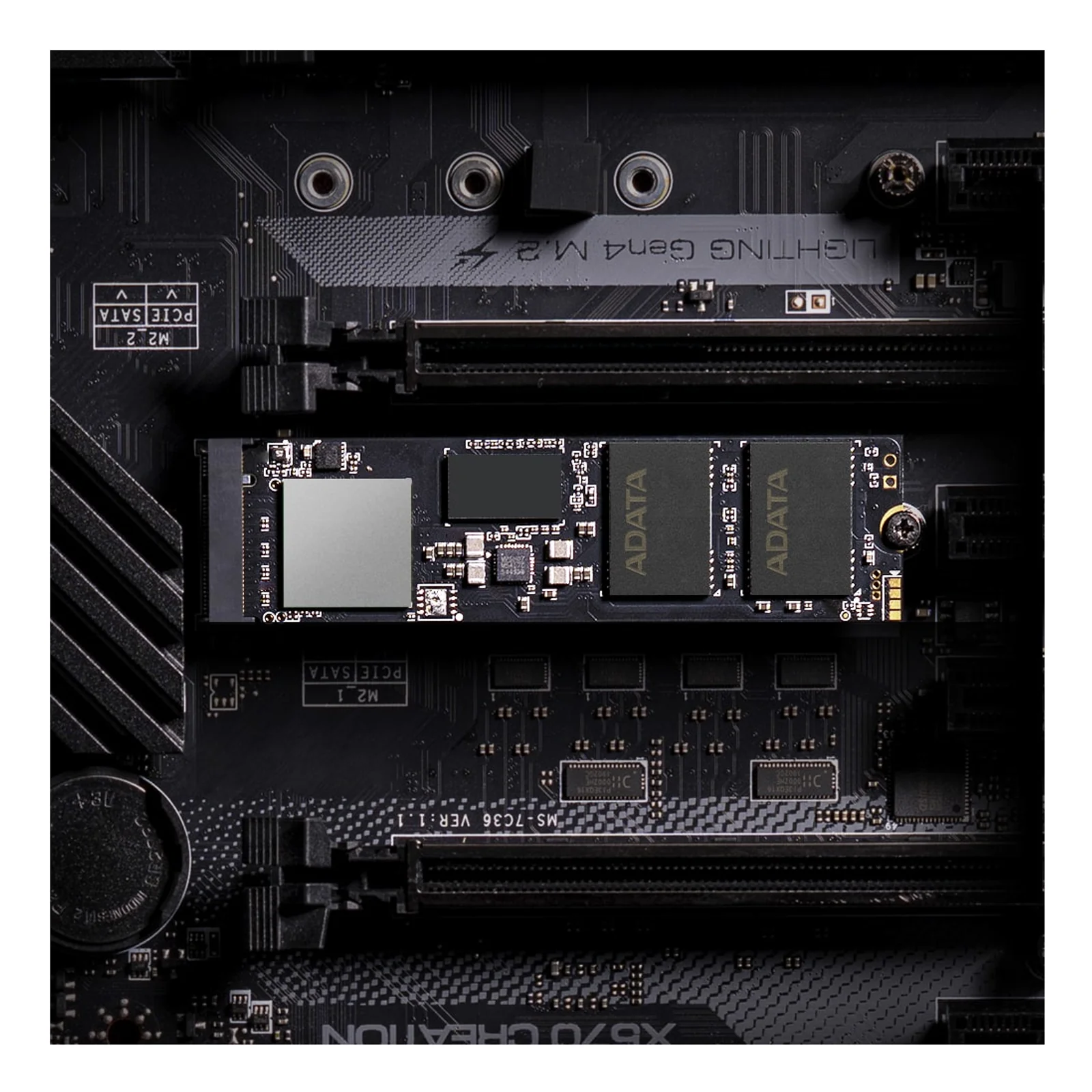 XPG GAMMIX S70 BLADE 512 Go M.2 PCI Express 4.0 NVMe 3D NAND