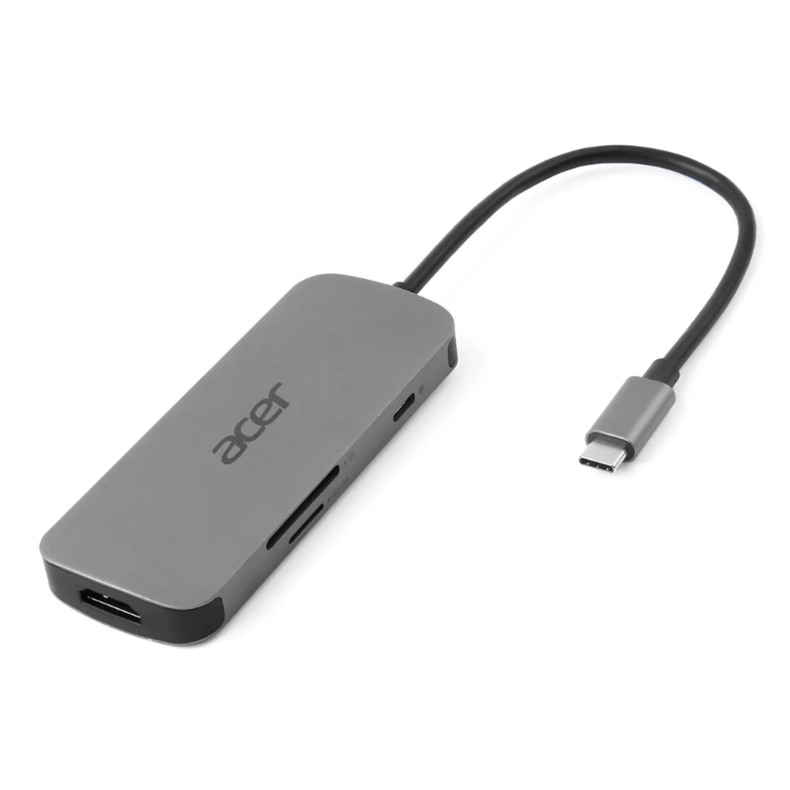 Acer 7in1 Type C Dongle Avec fil USB 3.2 Gen 1 (3.1 Gen 1) Type-C Argent