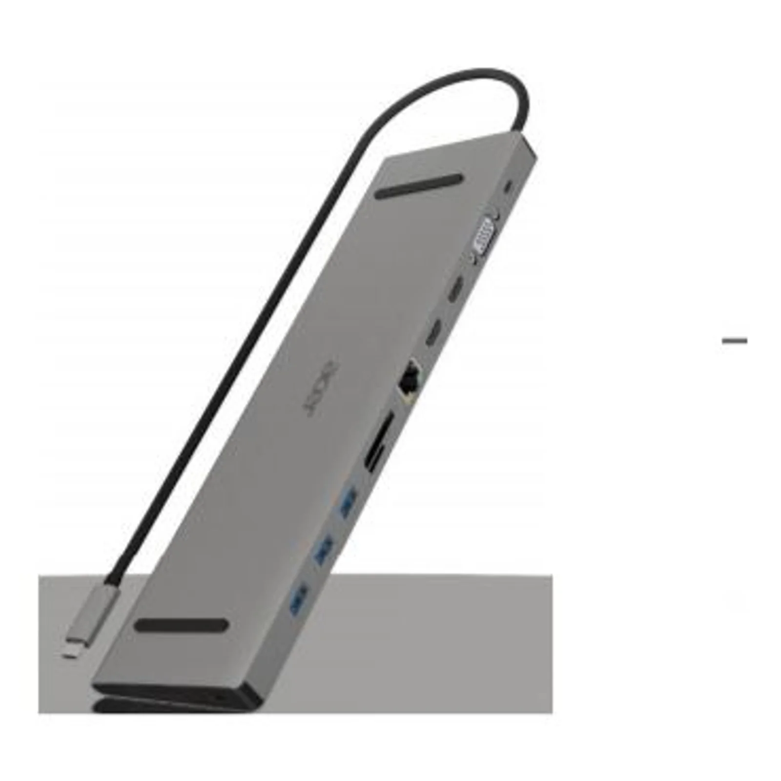 ACG-DCK-C-1 Avec fil USB 3.2 Gen 1 (3.1 Gen 1) Type-C Gris