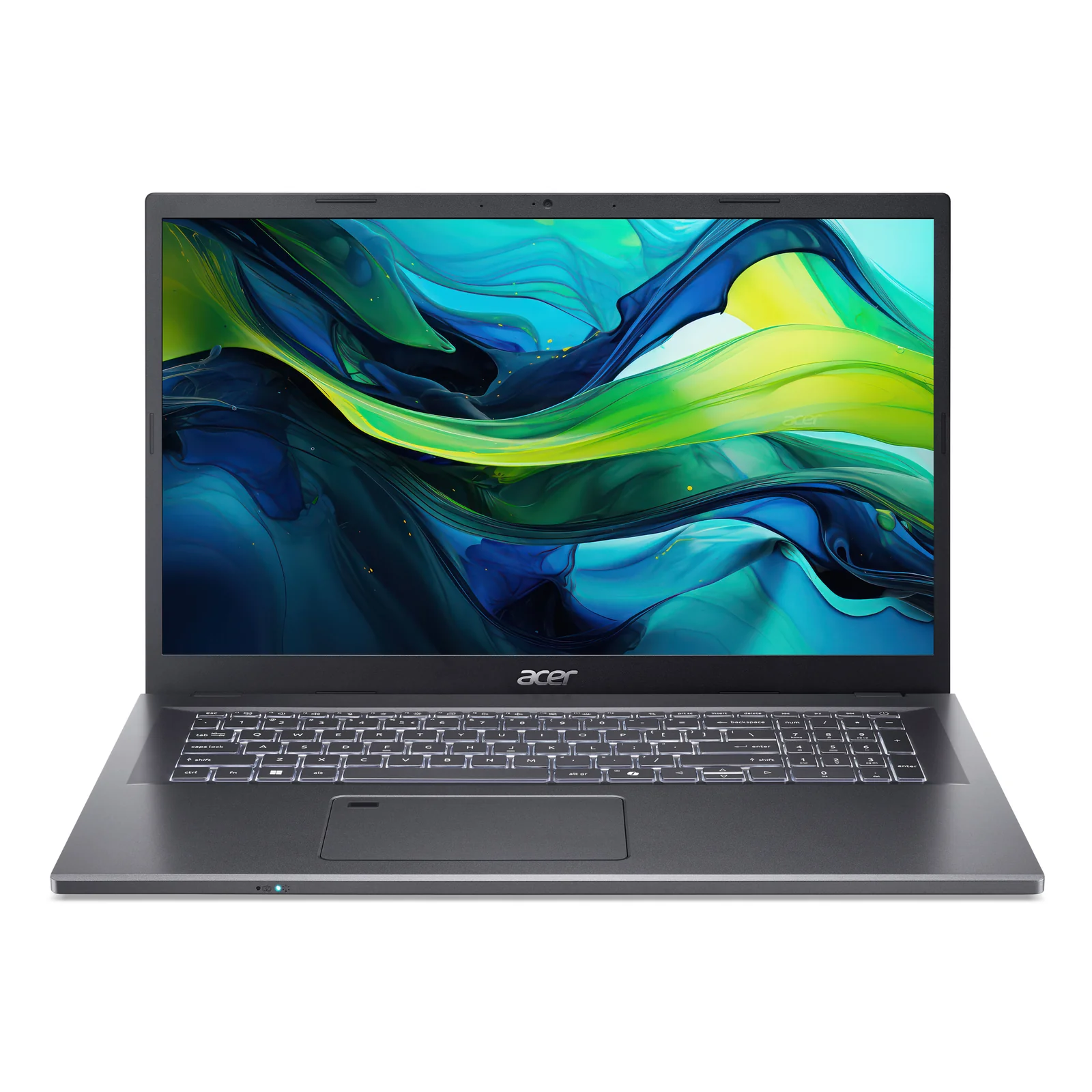 Aspire 17 A17-51M-740G Intel Core 7 150U Ordinateur portable 43,9 cm (17.3") Full HD 16 Go DDR4-SDRAM 1 To SSD Wi-Fi 6E (802.11ax) Windows 11 Home Allemand Gris