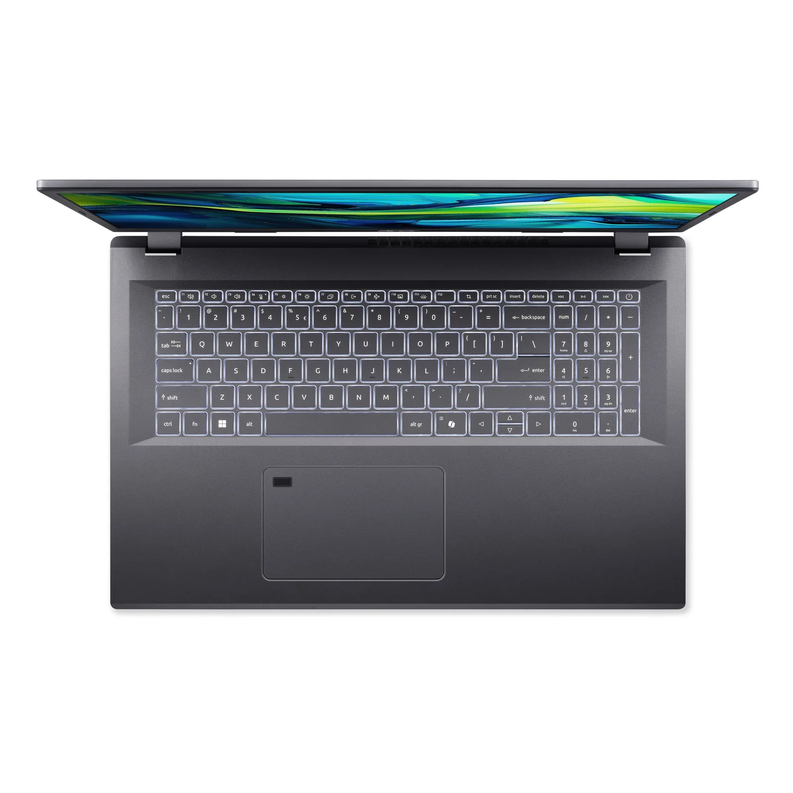 Acer Aspire 17 A17-51M-740G Intel Core 7 150U Ordinateur portable 43,9 cm (17.3") Full HD 16 Go DDR4-SDRAM 1 To SSD Wi-Fi 6E (802.11ax) Windows 11 Home Allemand Gris