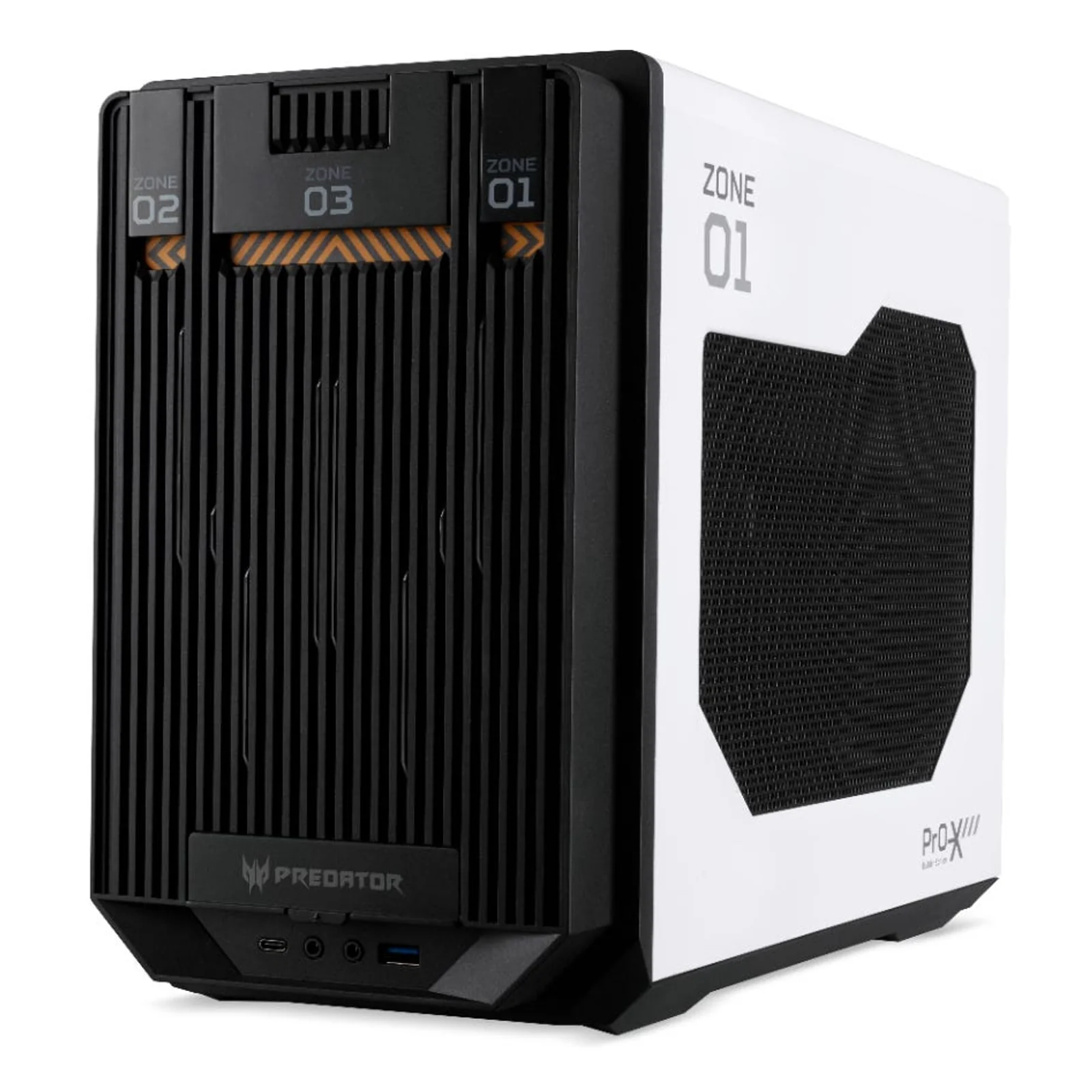 Acer DC.Z3XEE.001 unité centrale Bureau Noir, Blanc
