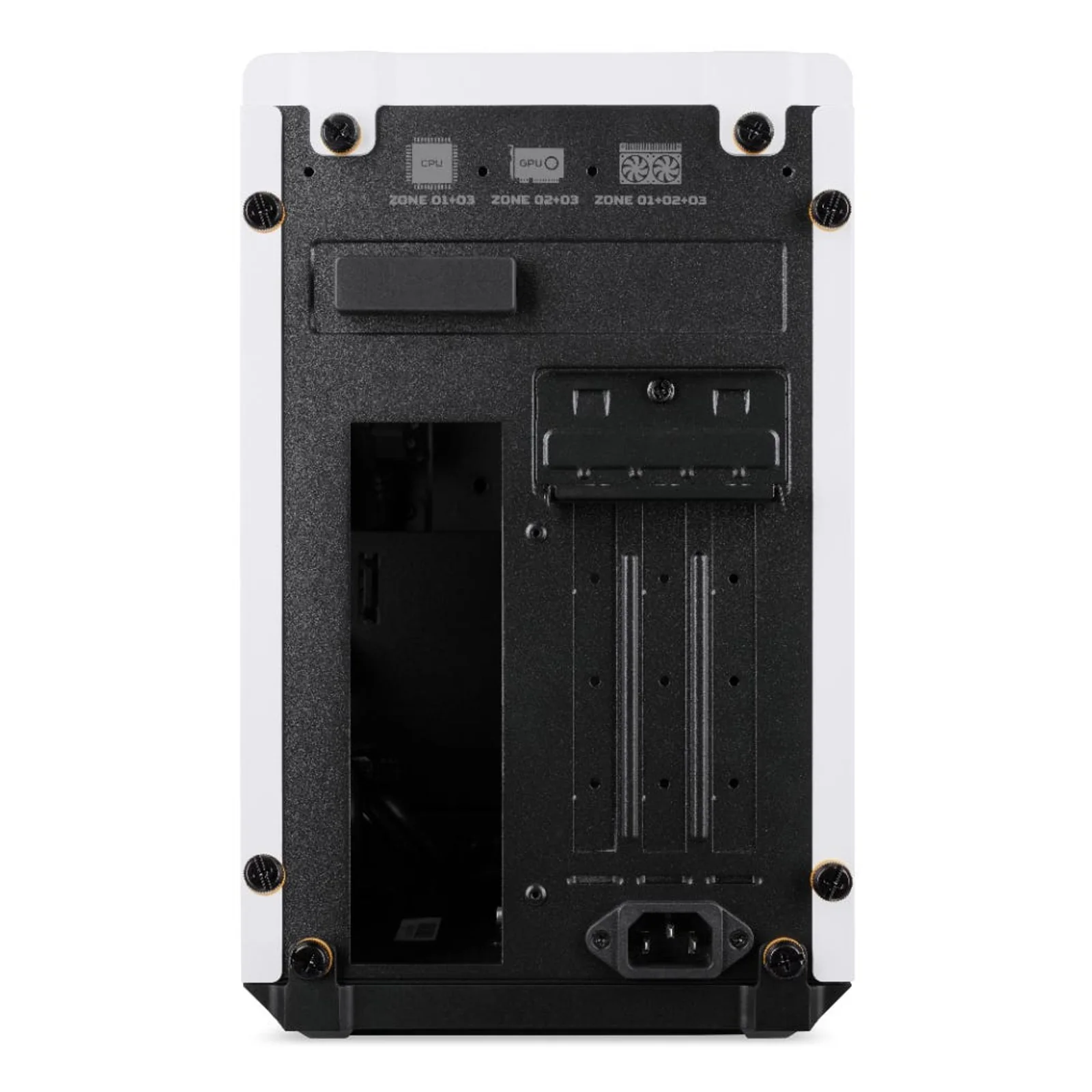 Acer DC.Z3XEE.001 unité centrale Bureau Noir, Blanc