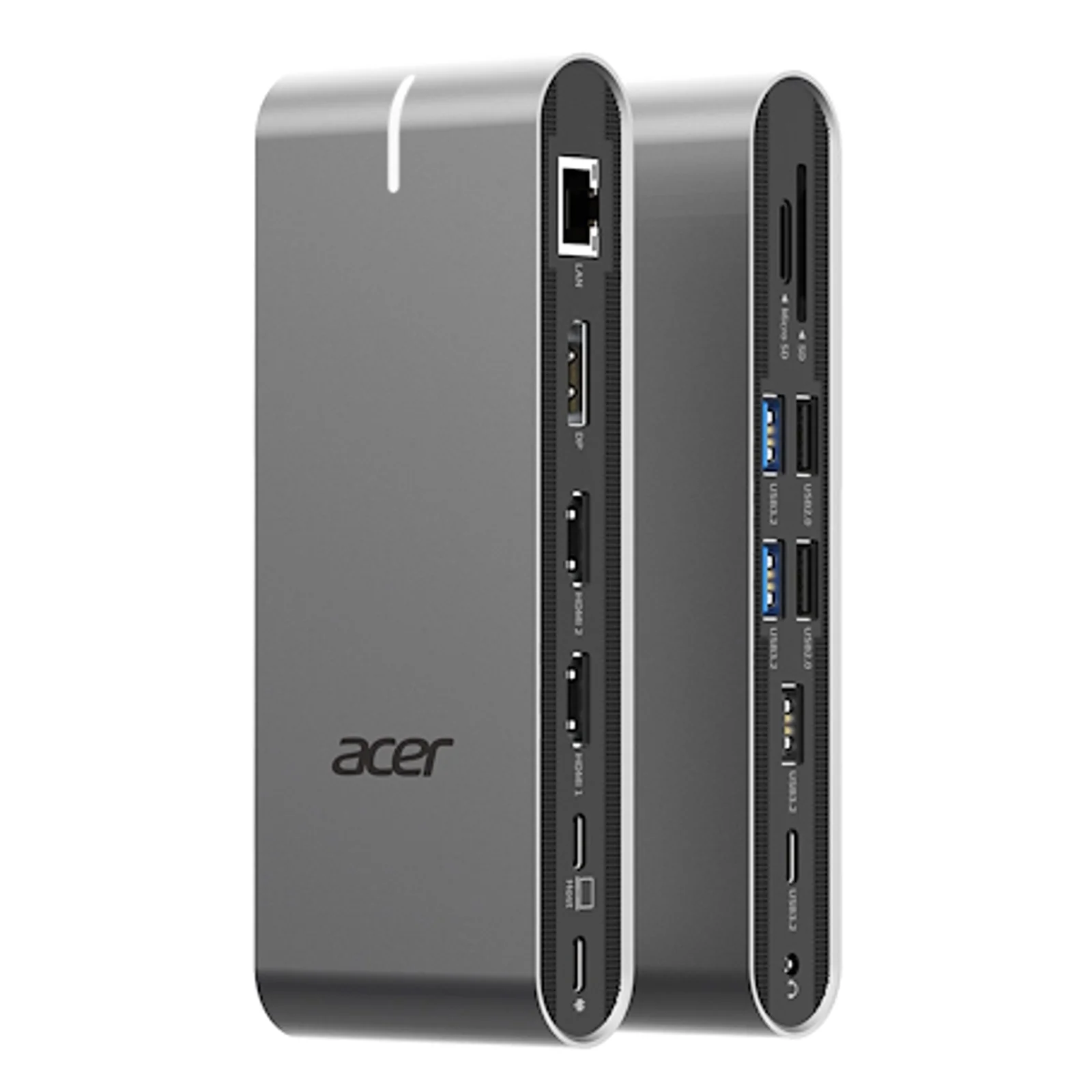 HP.DSCAB.022 station d'accueil Avec fil USB 3.2 Gen 1 (3.1 Gen 1) Type-C Argent
