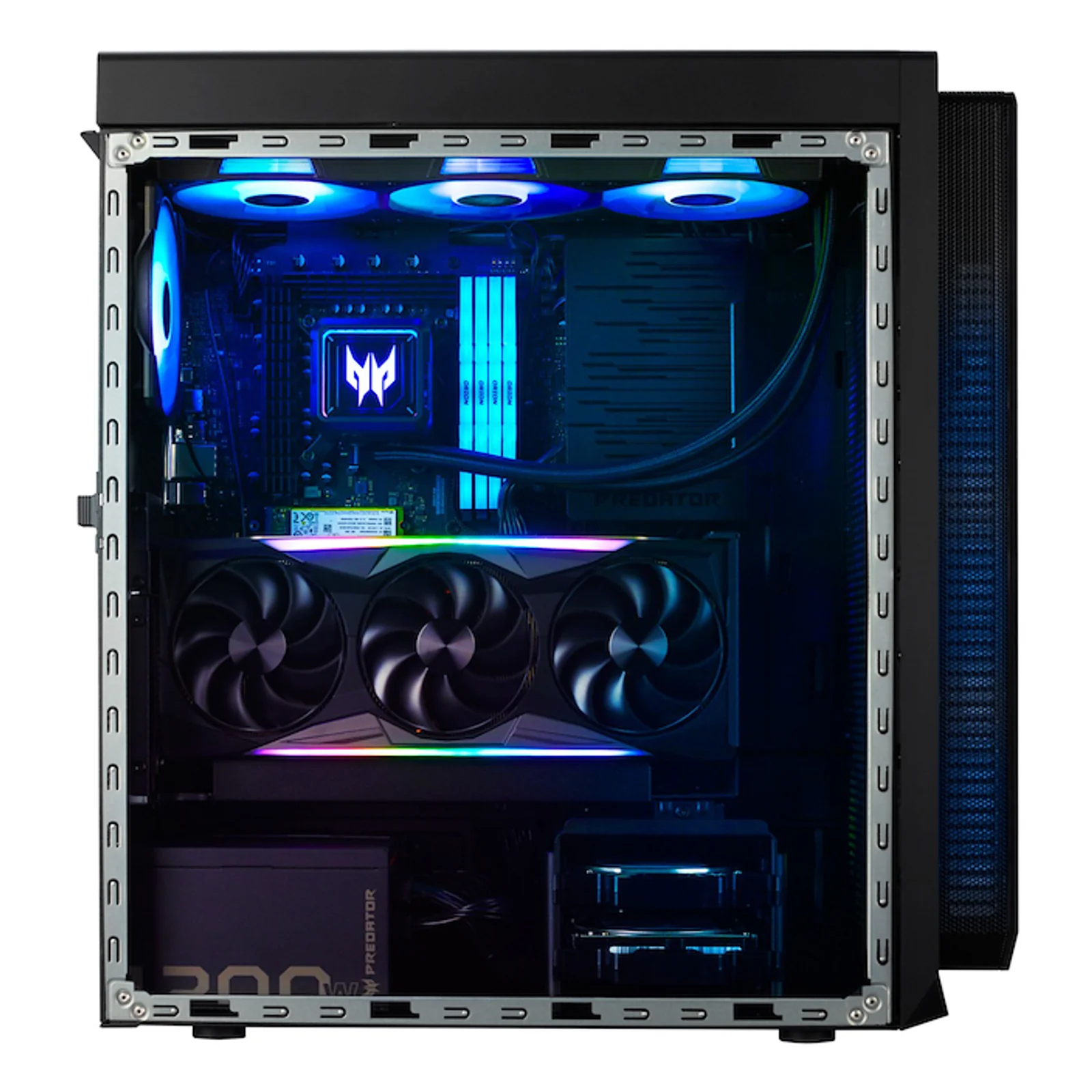 Acer Predator Orion 7000 PO7-660 Intel Core Ultra 7 265KF 32 Go DDR5-SDRAM 2 To SSD NVIDIA GeForce RTX 5080 Windows 11 Home Bureau PC Noir
