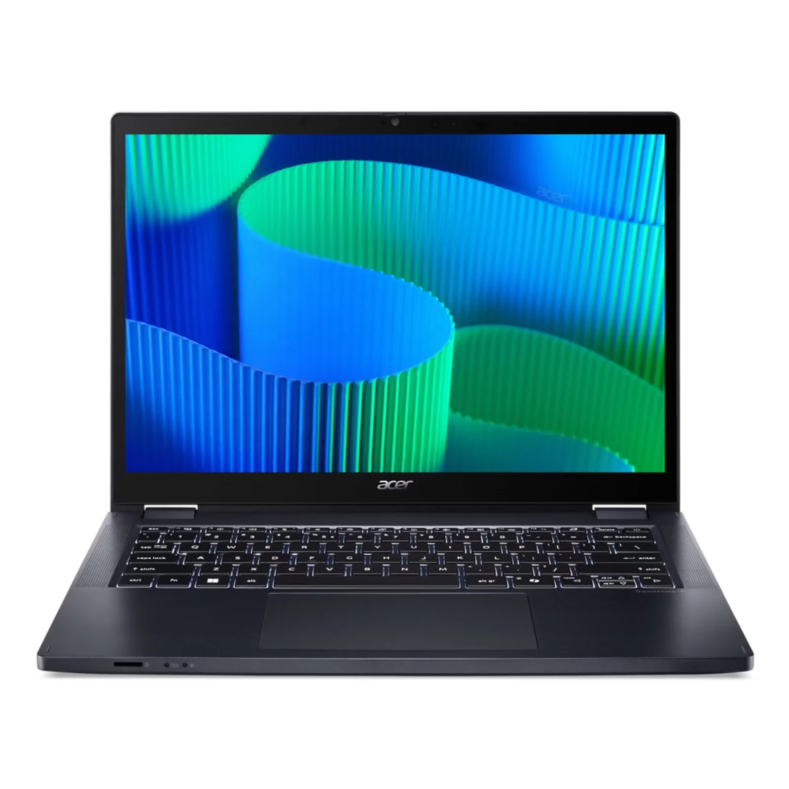 Acer TravelMate TMP414RN-54-TCO-5067 Intel Core Ultra 5 125U Hybride (2-en-1) 35,6 cm (14") Écran tactile WUXGA 32 Go DDR5-SDRAM 1 To SSD Wi-Fi 6E (802.11ax) Windows 11 Pro Bleu