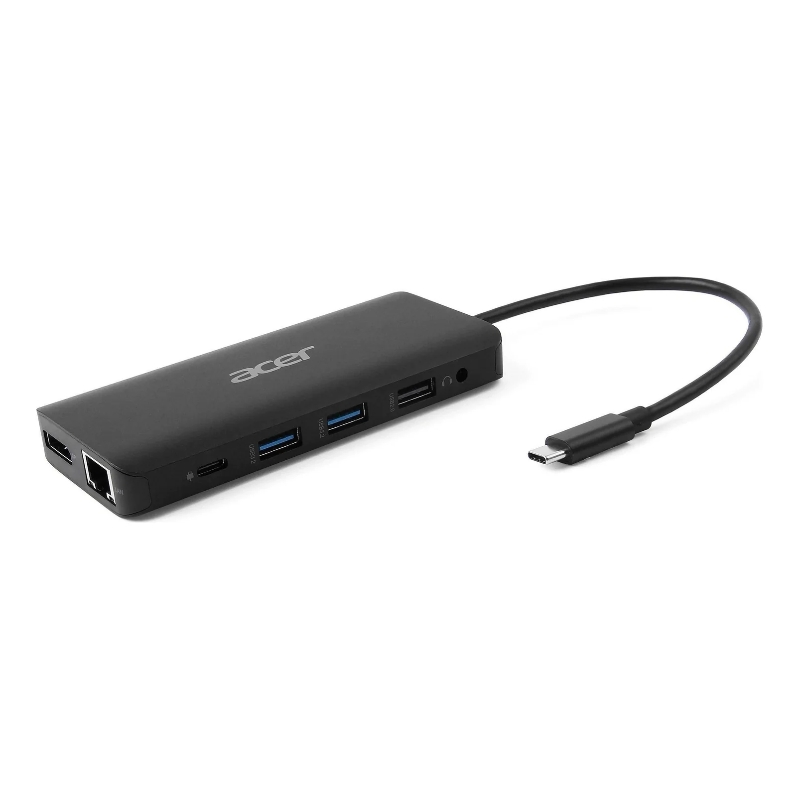 Acer USB Type-C Dongle 12-in-1 Black Avec fil USB 3.2 Gen 1 (3.1 Gen 1) Type-C Noir