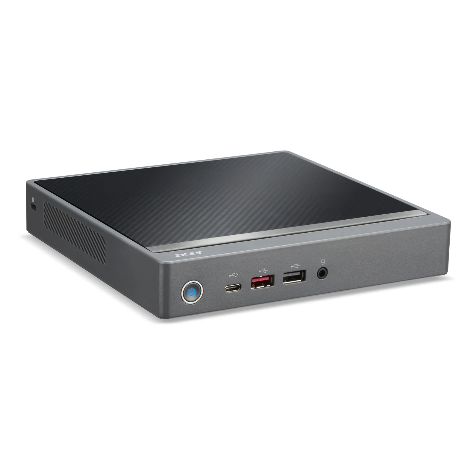 Acer Veriton 2000 Mini N2595GT Intel Core 3 100U 8 Go DDR5-SDRAM 256 Go SSD Windows 11 Pro Mini PC Noir