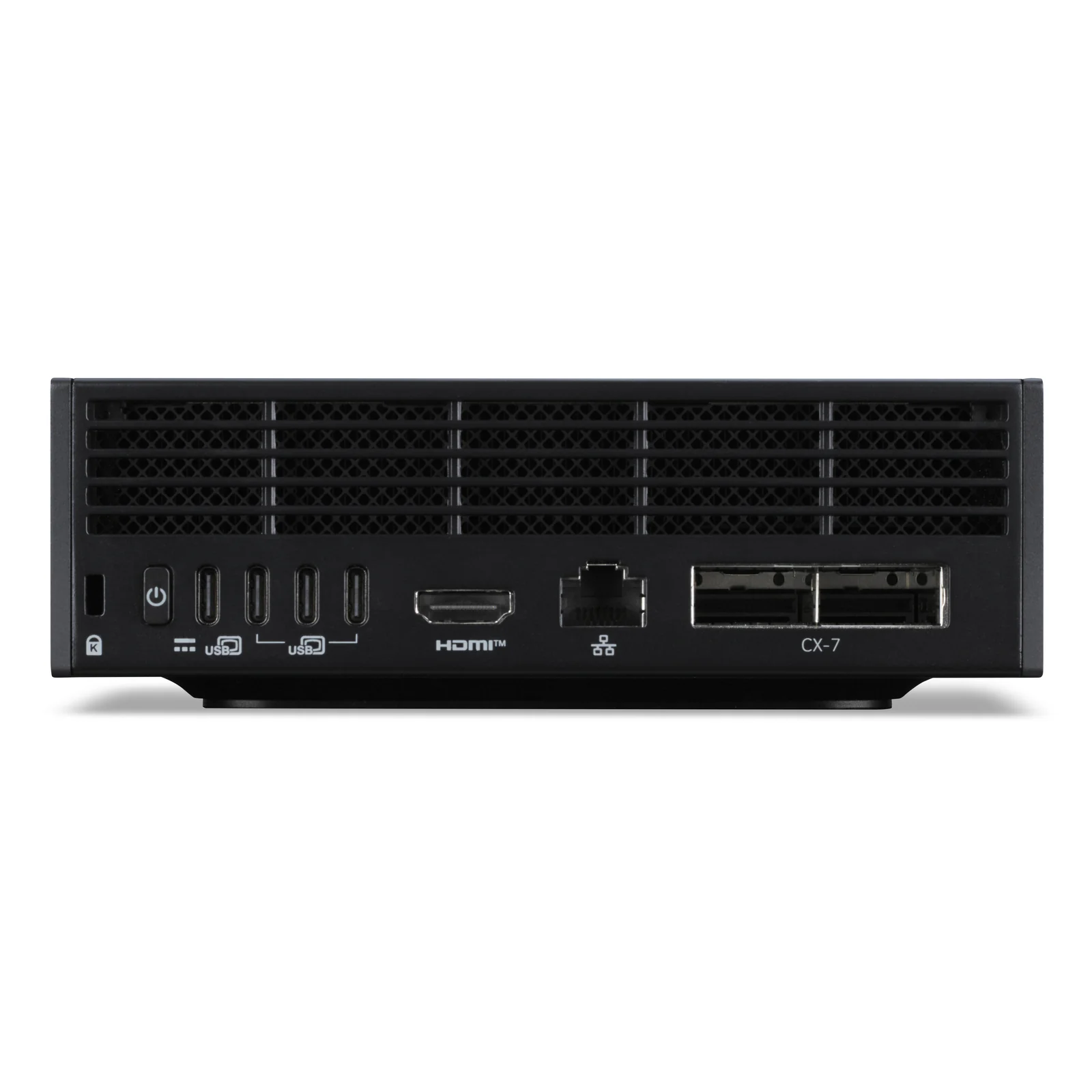 Acer Veriton VGN100 GB10 128 Go LPDDR5x-SDRAM 4 To SSD DGX OS Mini PC Station de travail Noir, Gris