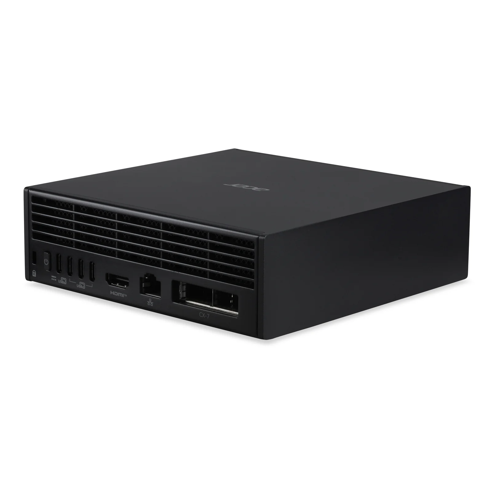 Acer Veriton VGN100 GB10 128 Go LPDDR5x-SDRAM 4 To SSD DGX OS Mini PC Station de travail Noir, Gris