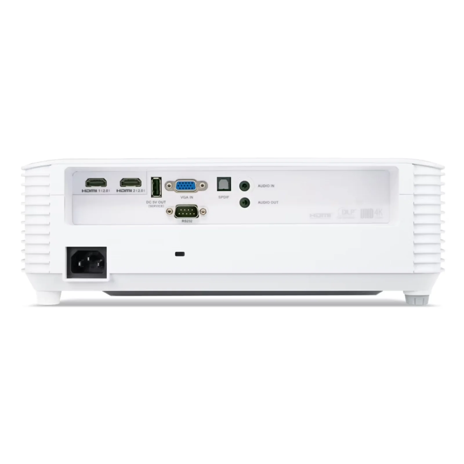 Acer X1827 Projecteur à focale standard 4000 ANSI lumens DLP UHD 4K (3840x2160) Blanc