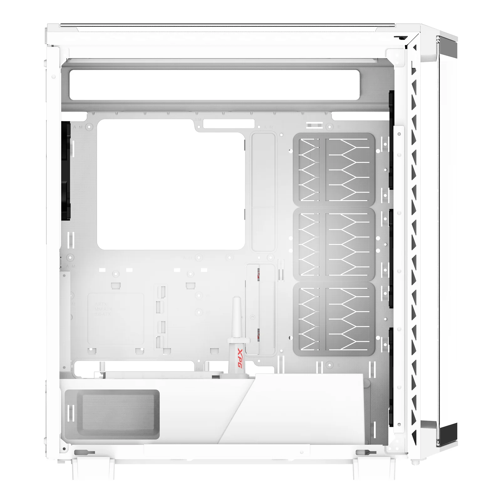 XPG BATTLECRUISER II ST Midi Tower Blanc