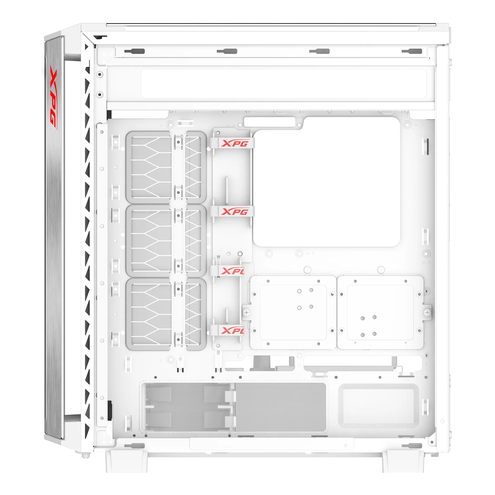 XPG BATTLECRUISER II ST Midi Tower Blanc