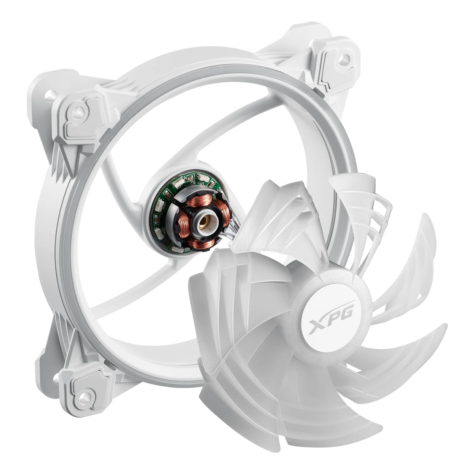 XPG HURRICANE 120 ARGB PWM Carte-mère Ventilateur 12 cm Blanc 1 pièce(s)