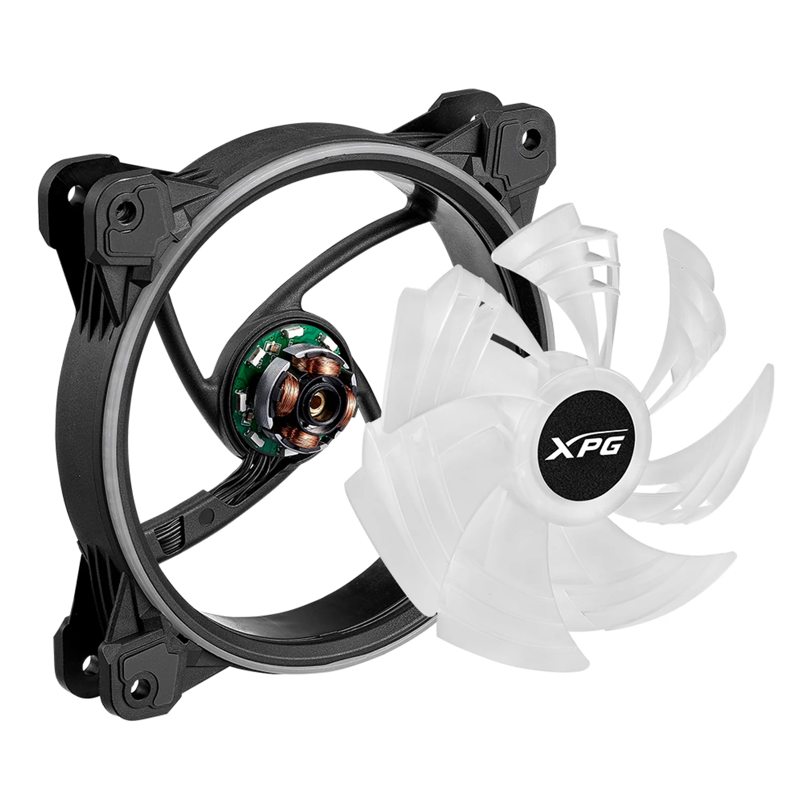 XPG HURRICANE 120 ARGB PWM Carte-mère Ventilateur 12 cm Noir 1 pièce(s)