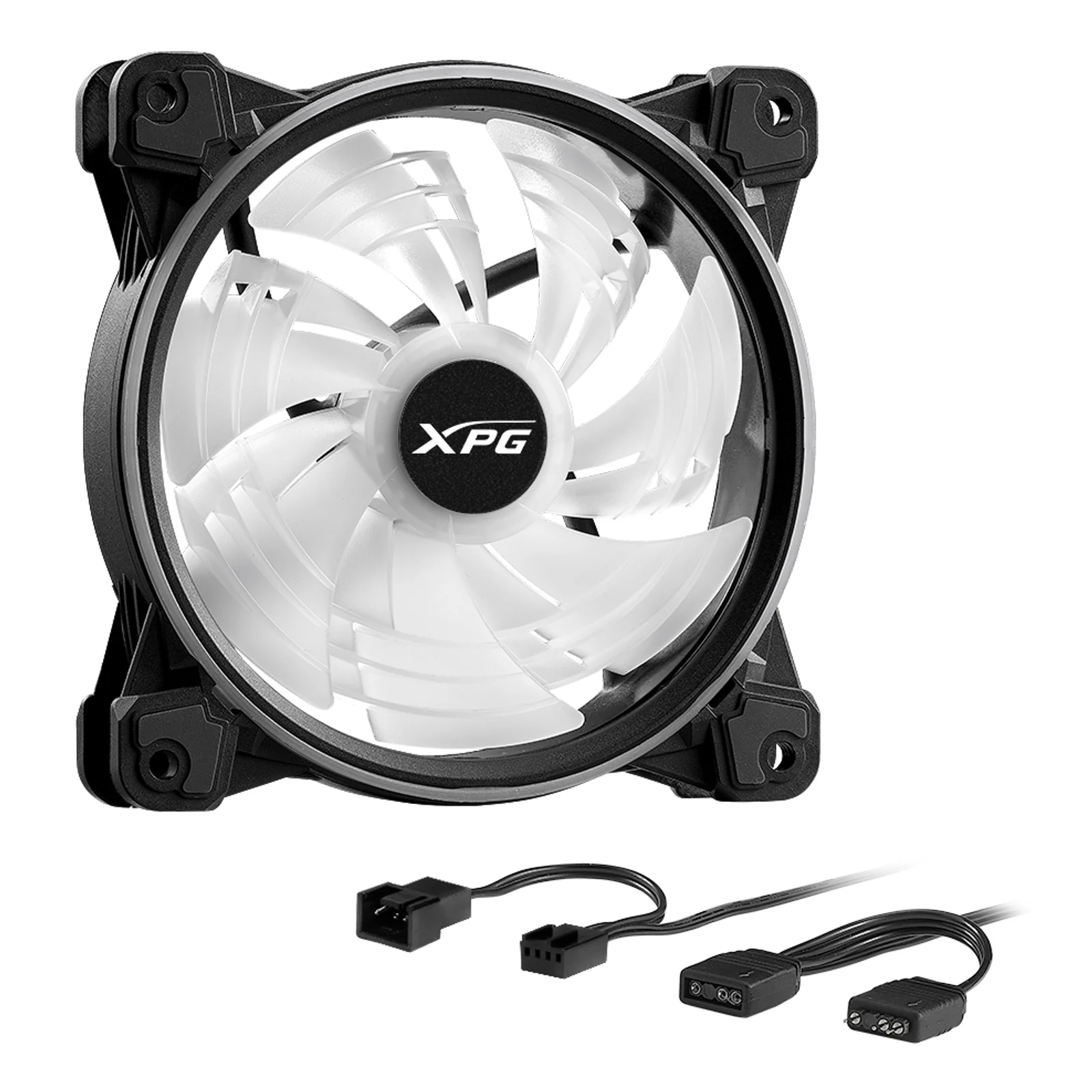 XPG HURRICANE 120 ARGB PWM Carte-mère Ventilateur 12 cm Noir 1 pièce(s)