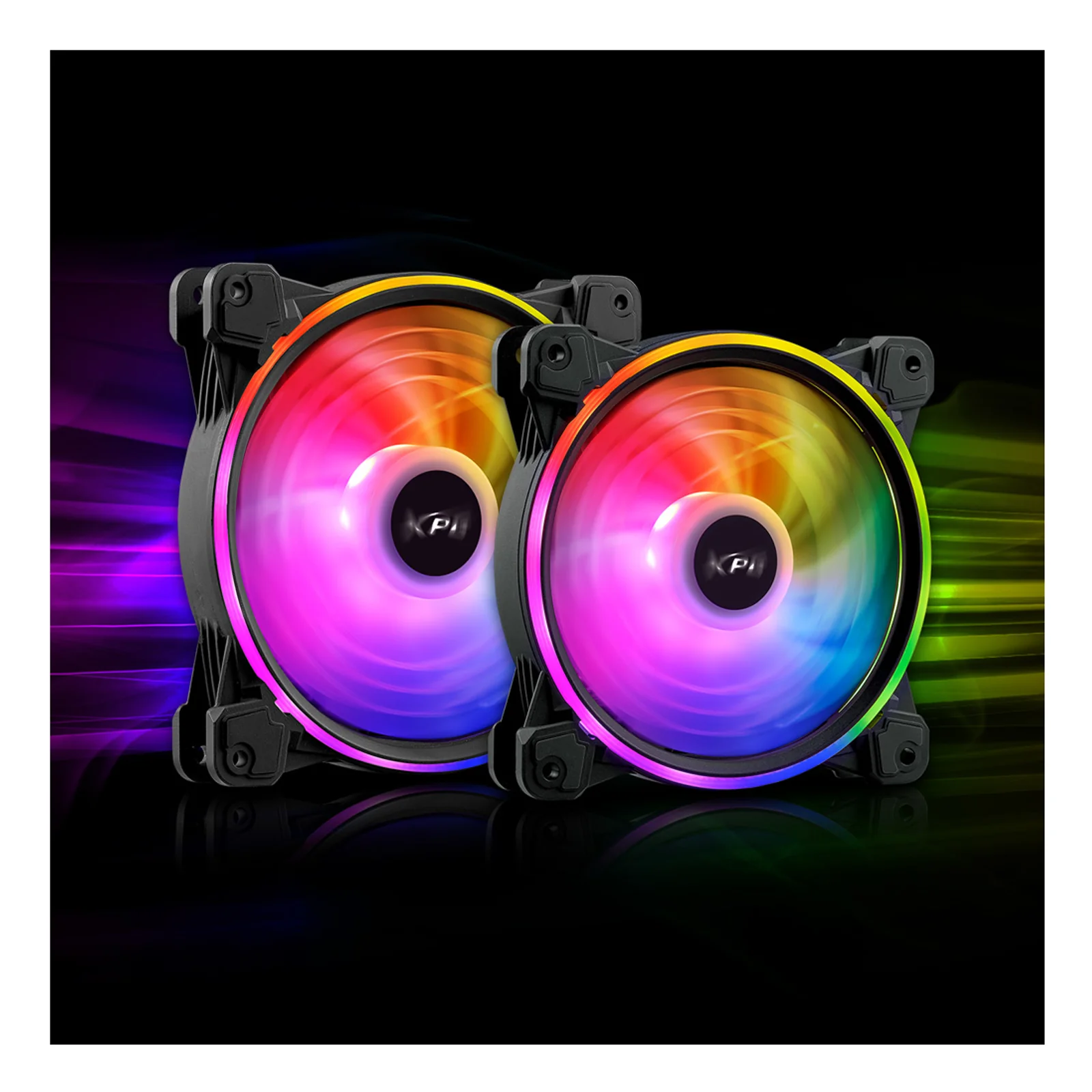 XPG HURRICANE 120 ARGB PWM Carte-mère Ventilateur 12 cm Noir 1 pièce(s)