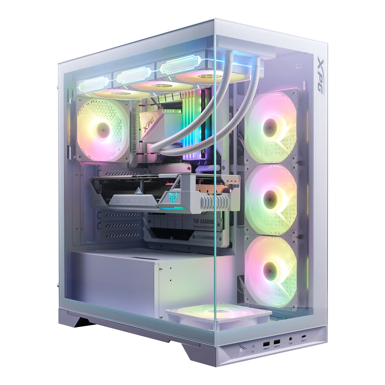XPG Invader X BTF Midi Tower Blanc
