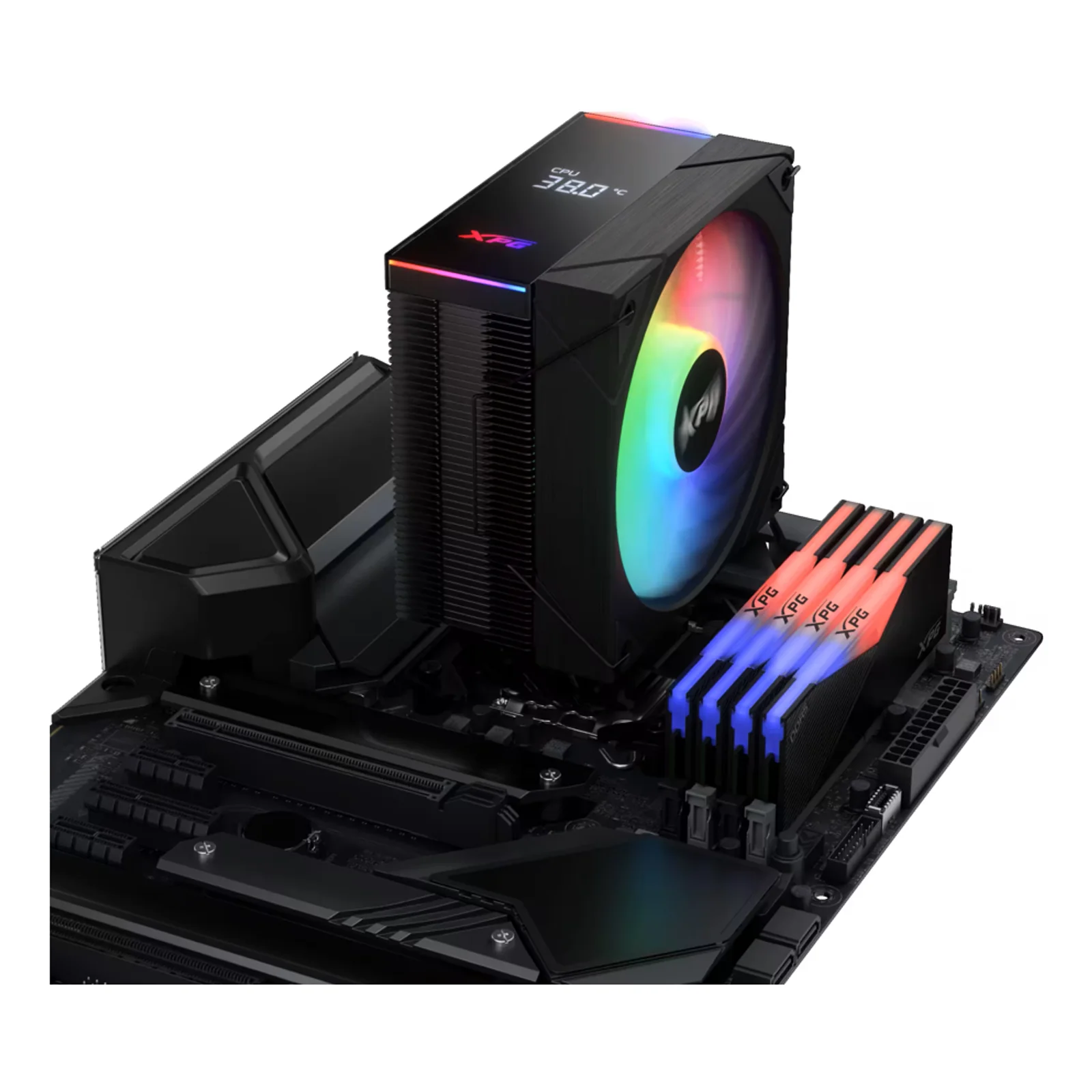 XPG MAESTRO PLUS 42SA Processeur Refroidisseur d'air 12 cm Noir