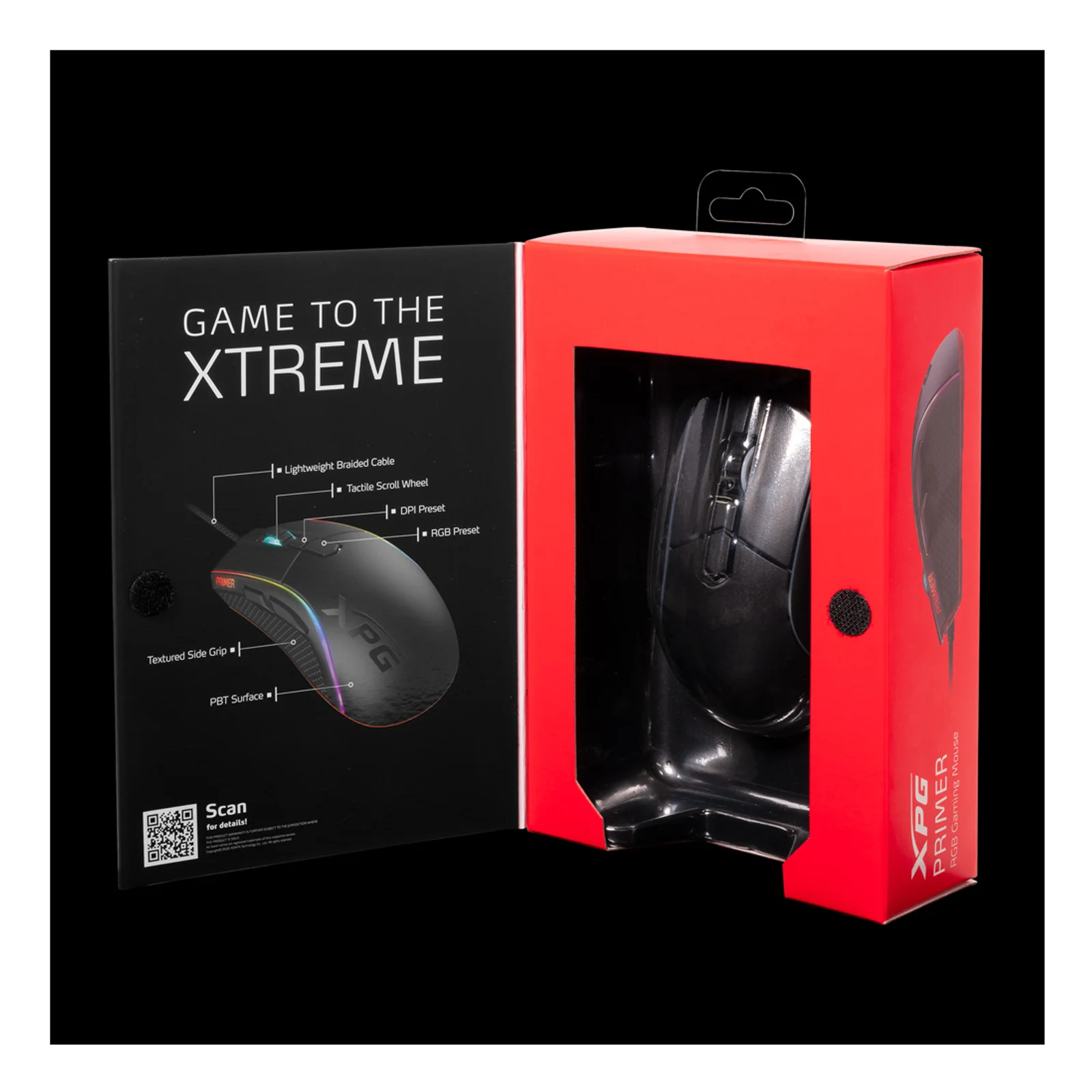 XPG PRIMER souris Gaming Droitier USB Type-A Optique 12000 DPI