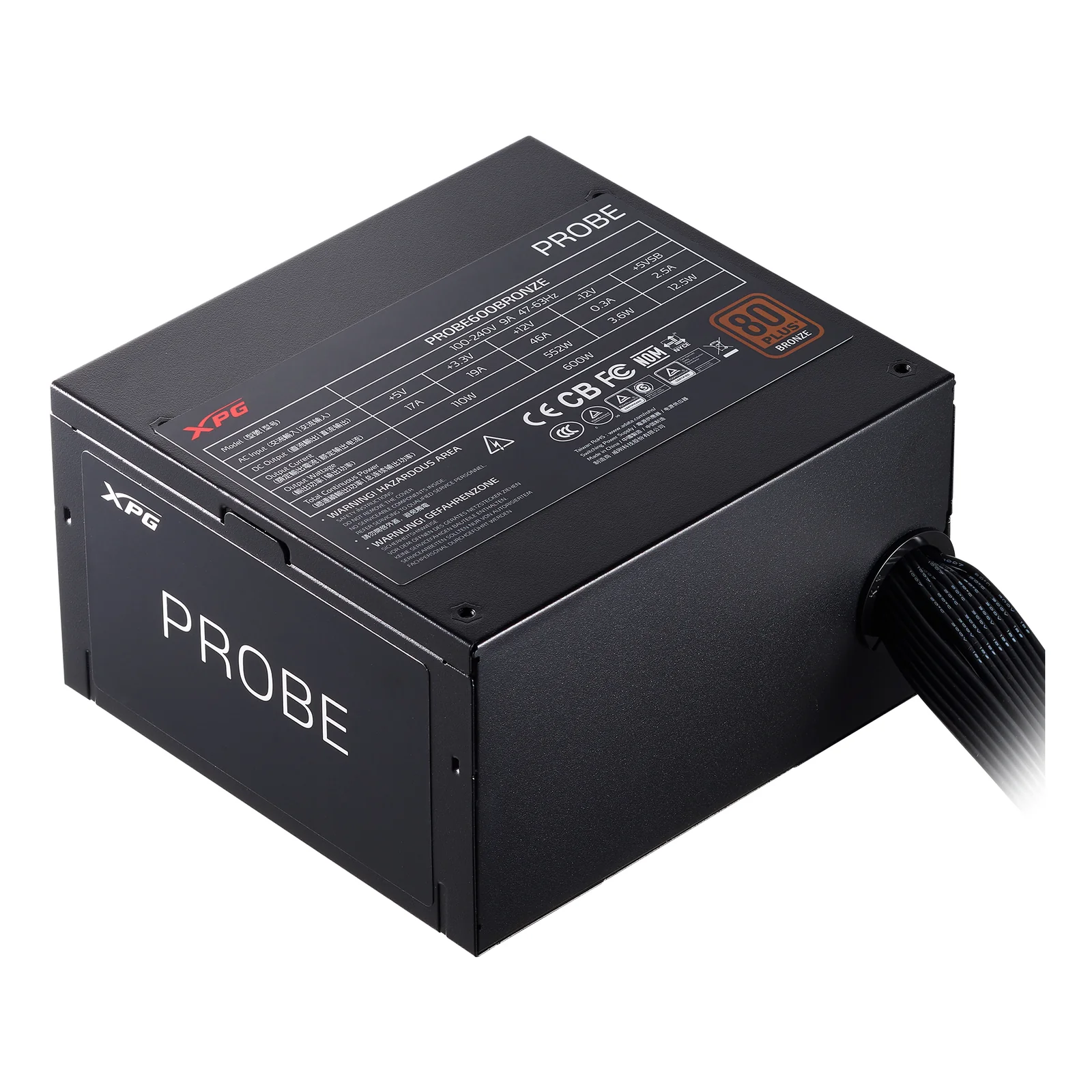 XPG PROBE 700 BRONZE unité d'alimentation d'énergie 700 W 20+4 pin ATX ATX Noir