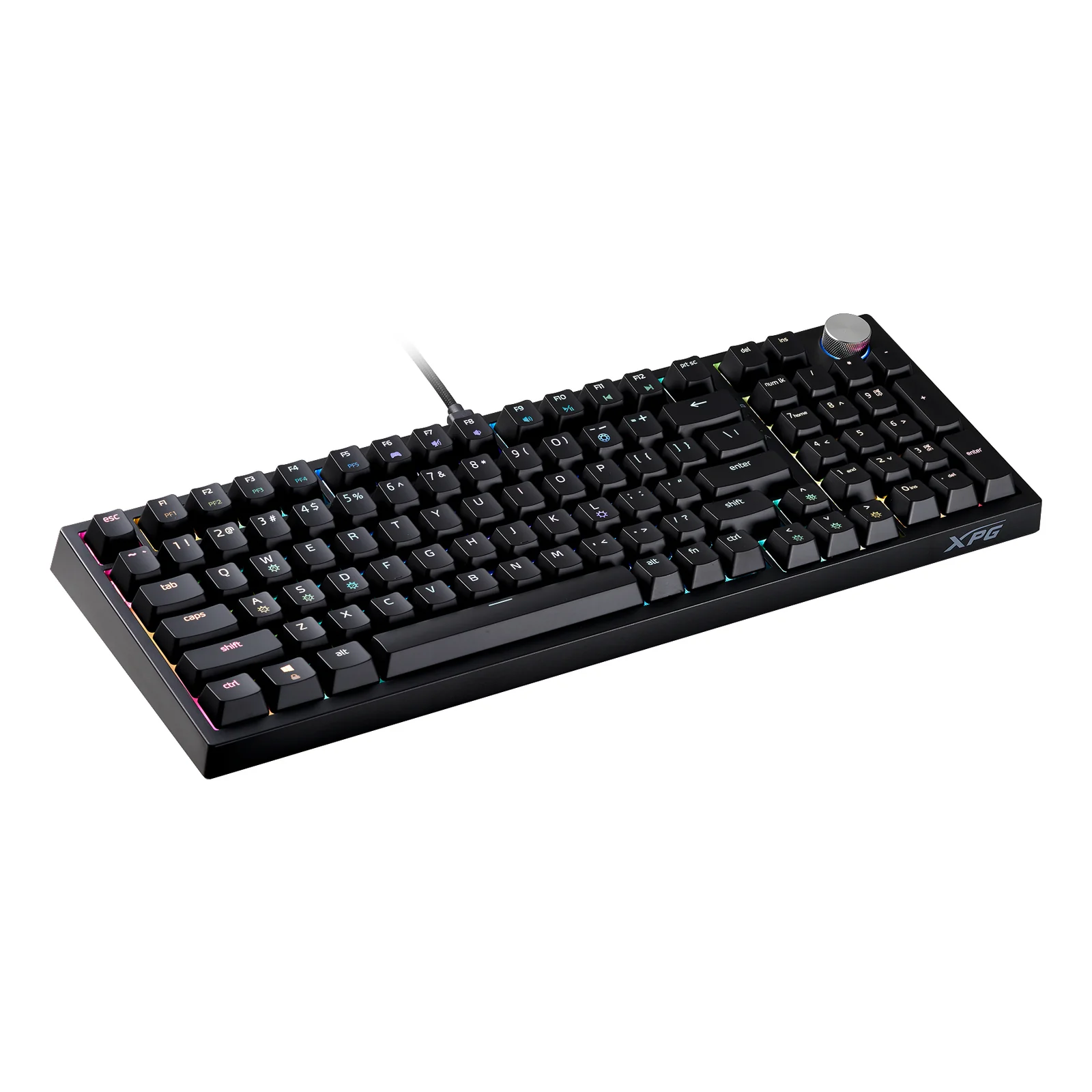 XPG SORCERER clavier Gaming USB QWERTY Anglais américain Noir