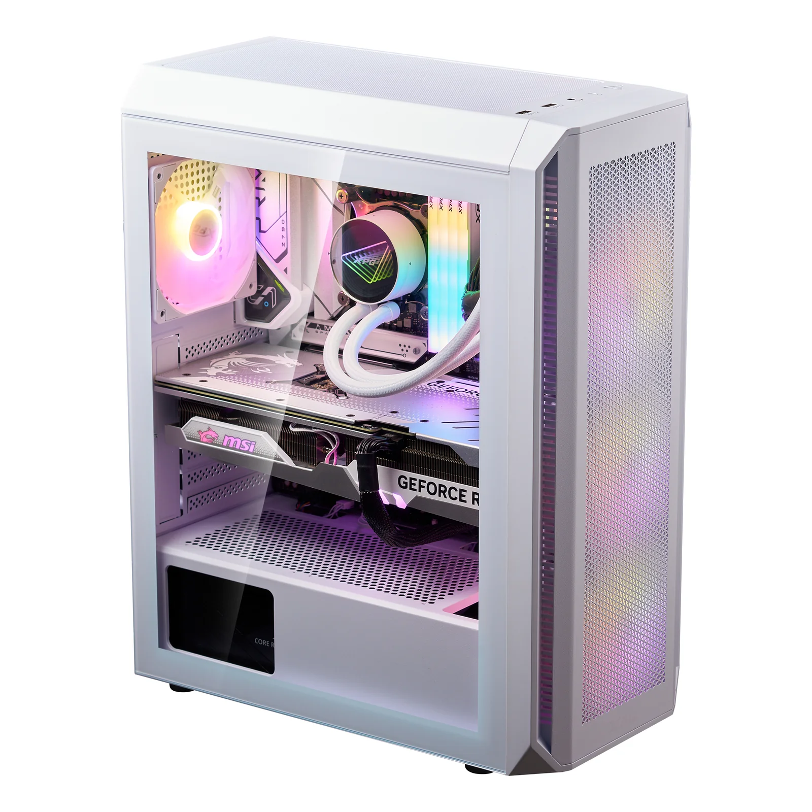 XPG VALOR AIR PLUS Midi Tower Blanc