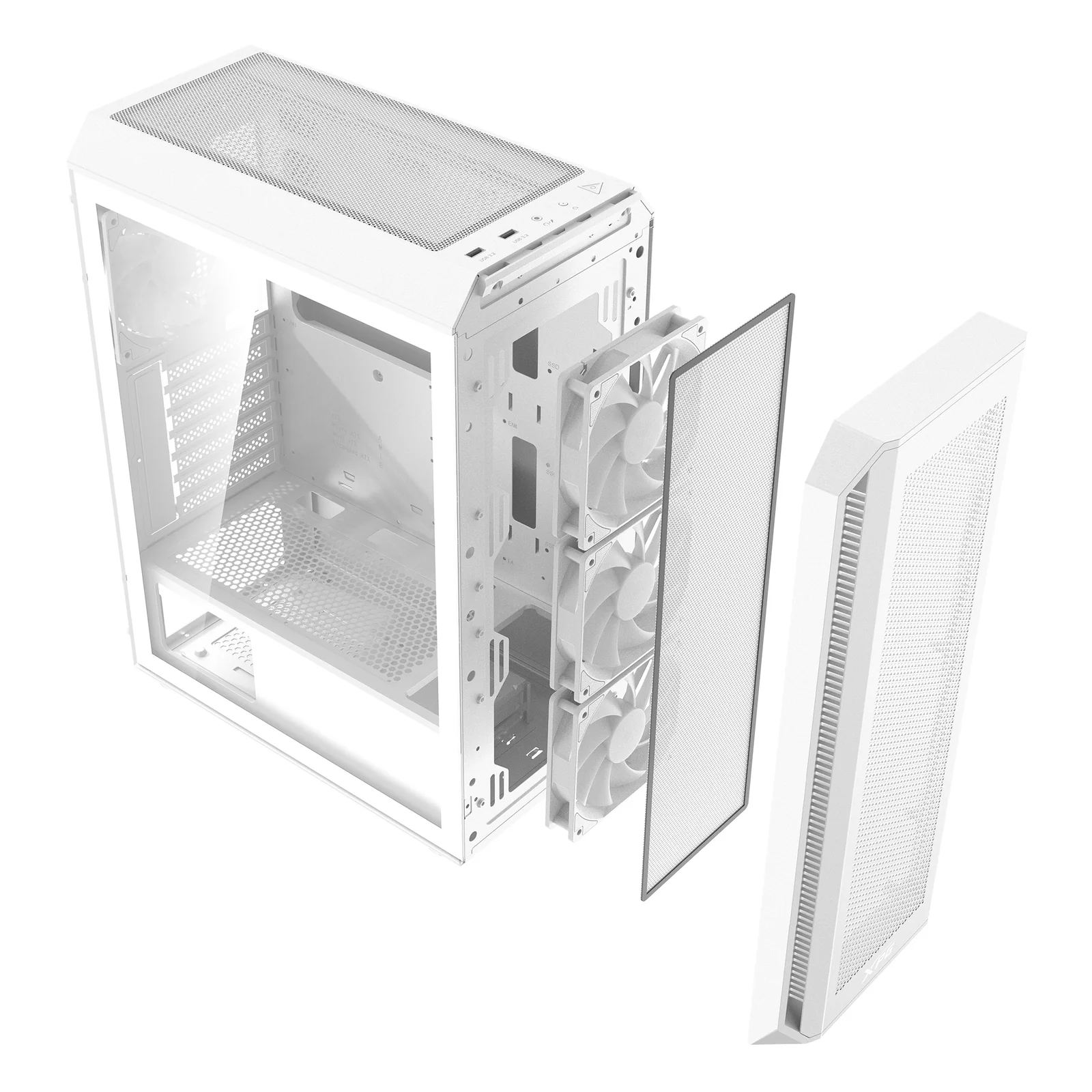 XPG VALOR AIR PLUS Midi Tower Blanc