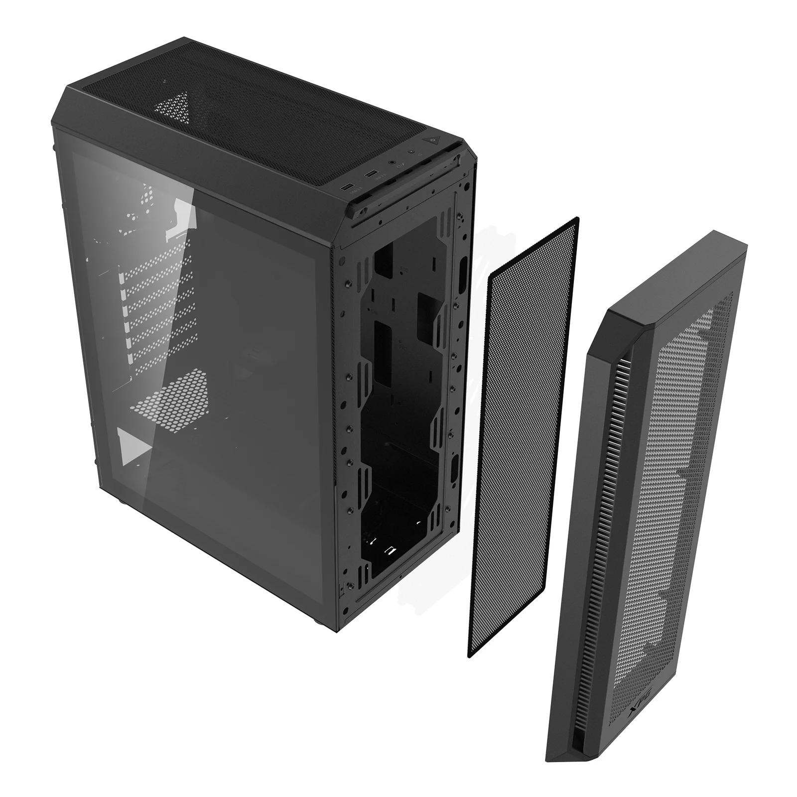 XPG VALOR AIR PLUS Midi Tower Noir