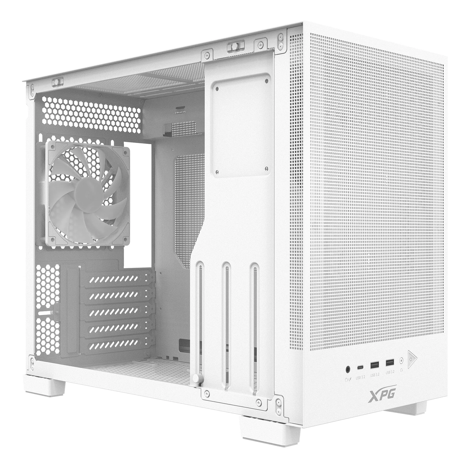 XPG VALOR MESH NANO MID-TOWER-CHASSIS Midi Tower Blanc