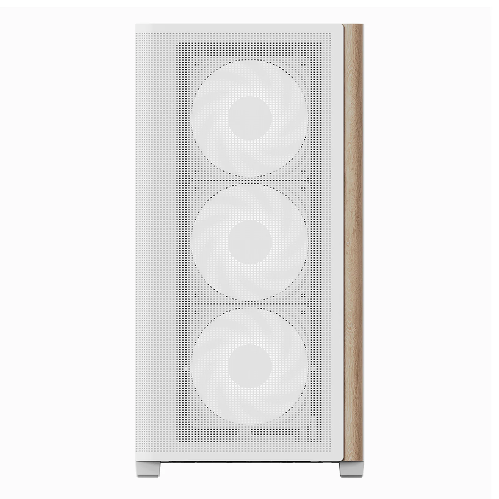 Aerocool D301A Mini Tower Blanc, Bois