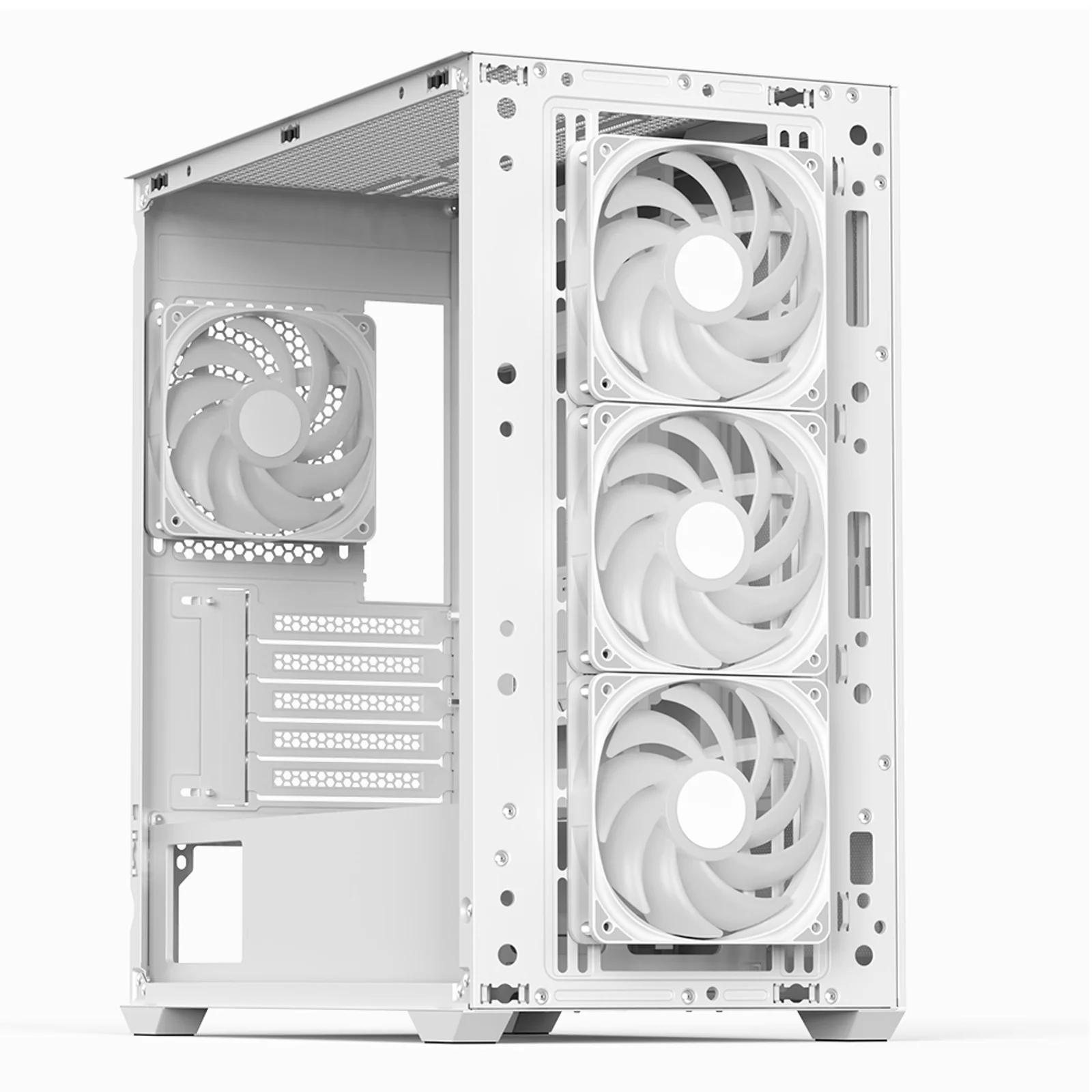 Aerocool D301A Mini Tower Blanc, Bois
