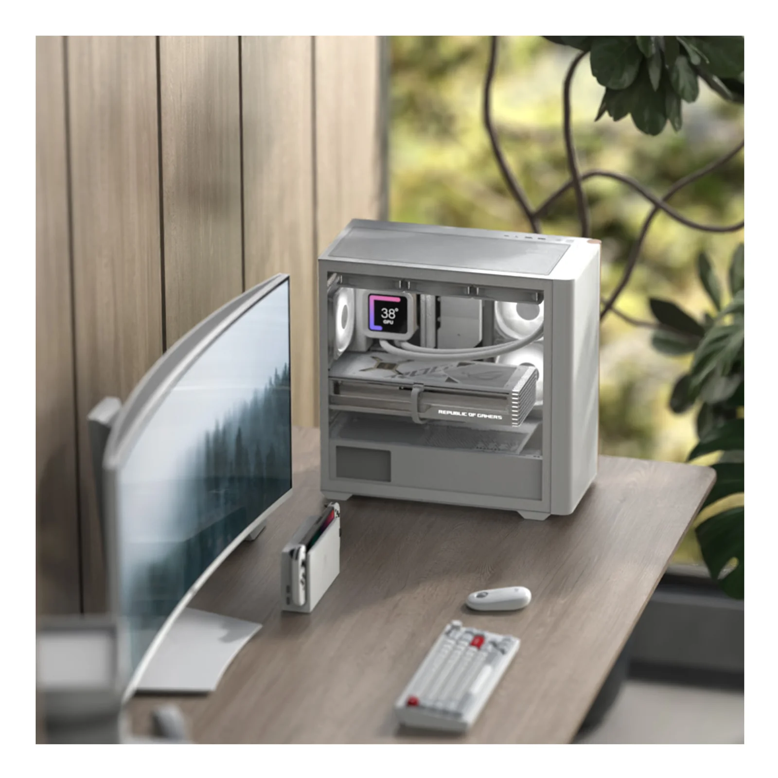 Aerocool D301A Mini Tower Noir, Bois
