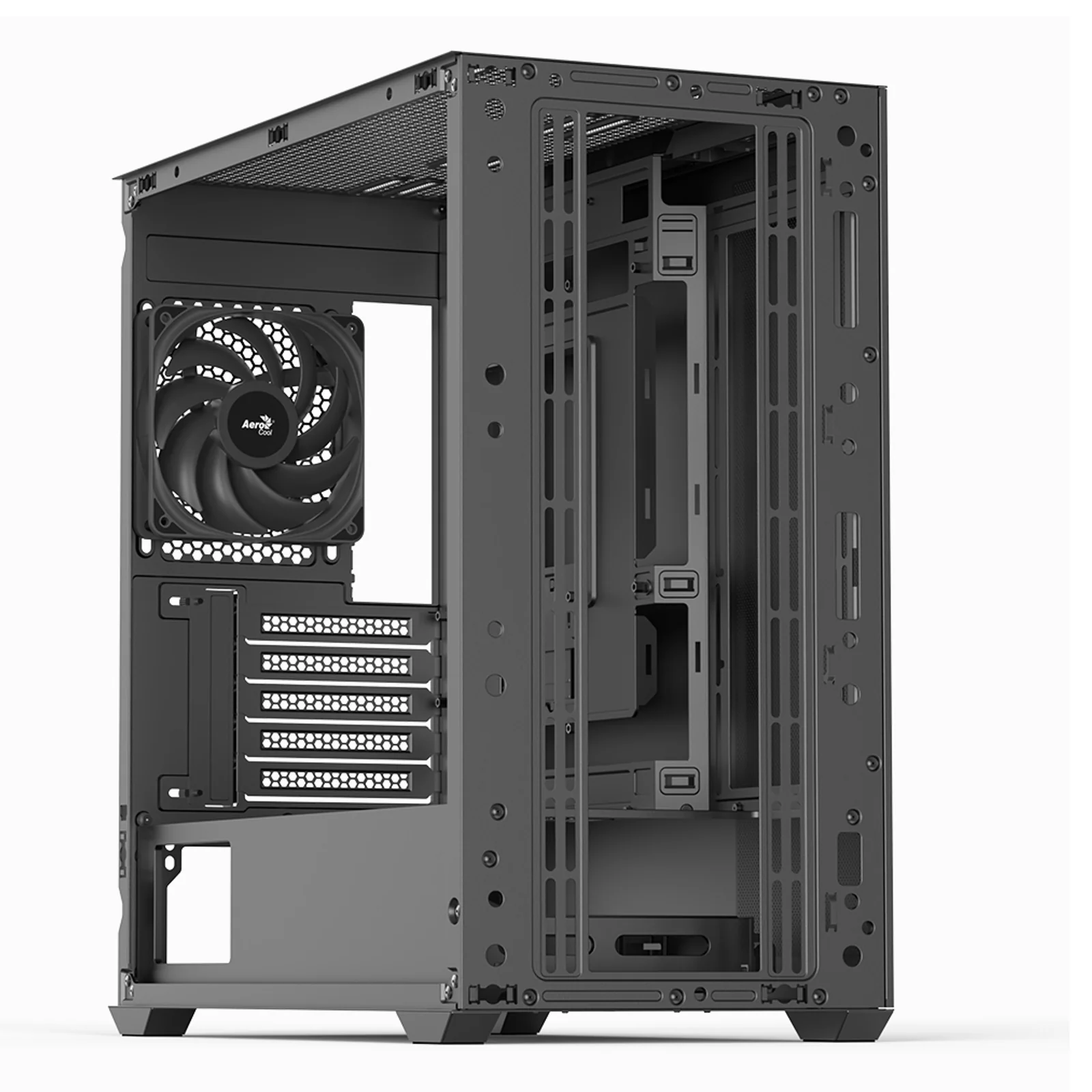 Aerocool D301A Mini Tower Noir, Bois