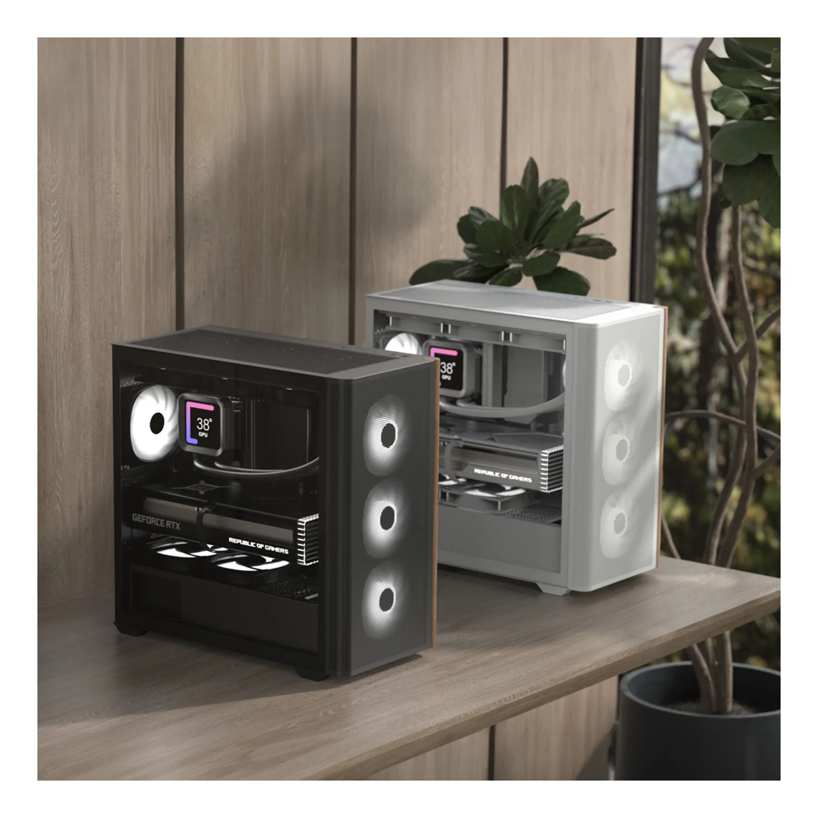Aerocool D301A Mini Tower Noir, Bois