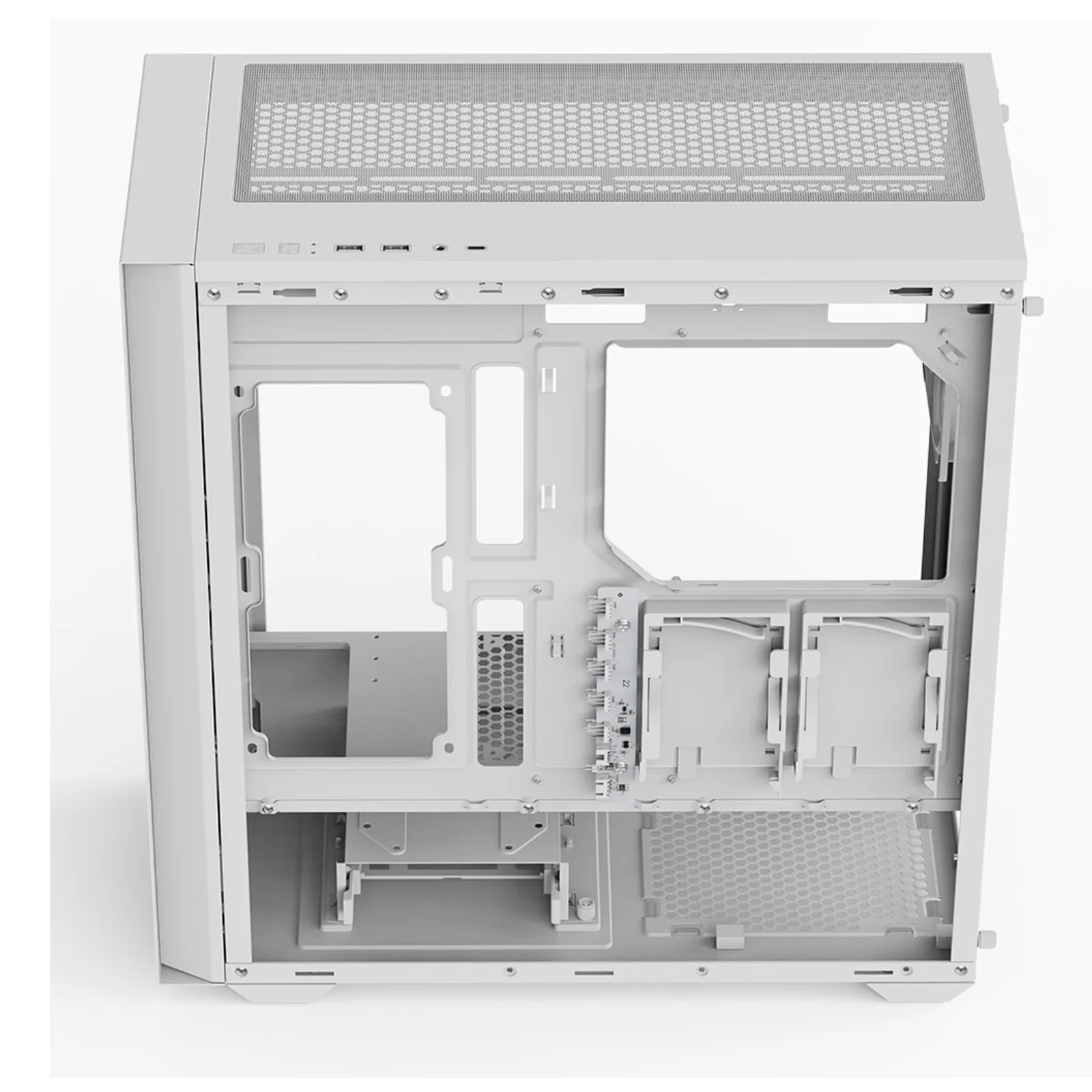 Aerocool D502A Midi Tower Blanc