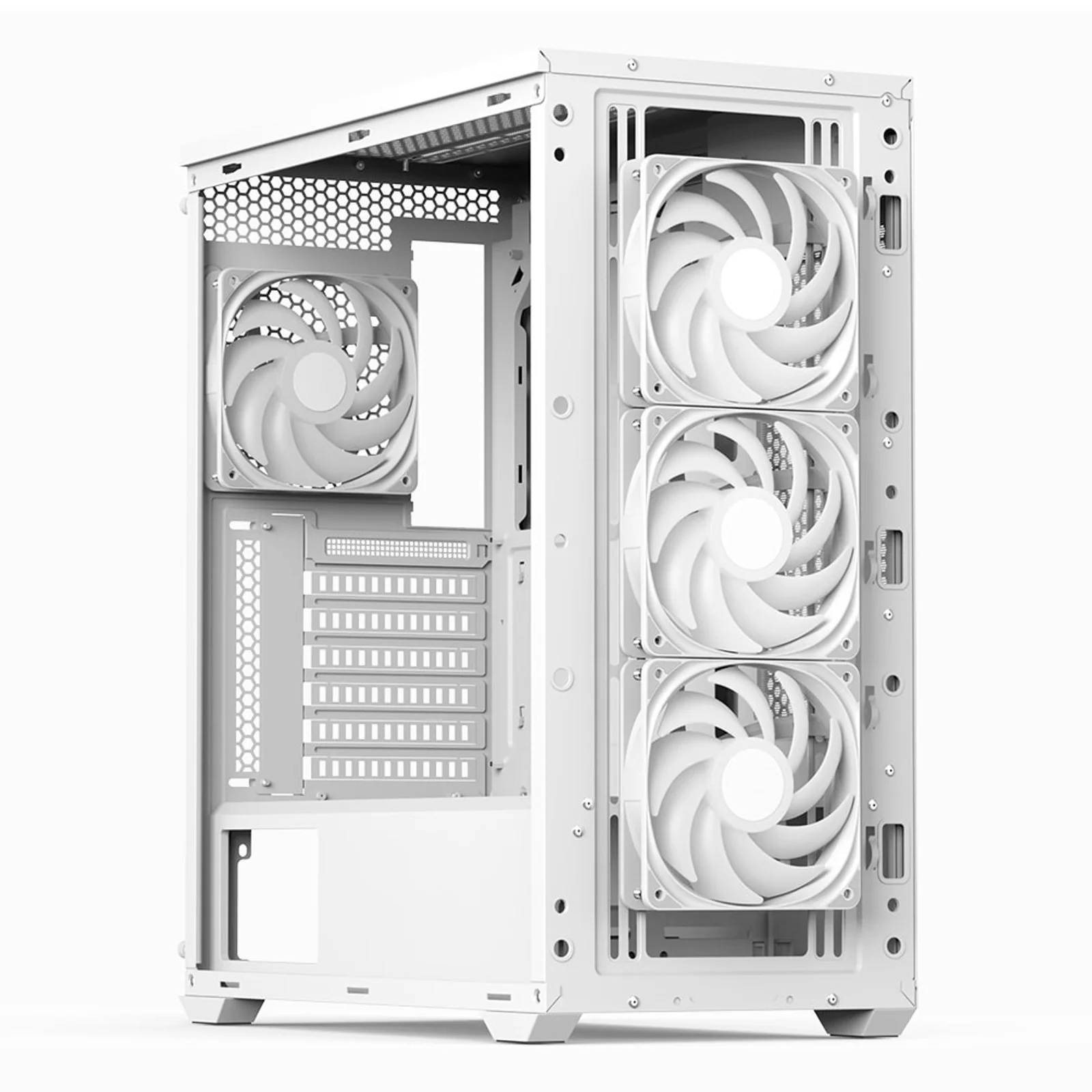 Aerocool D502A Midi Tower Blanc