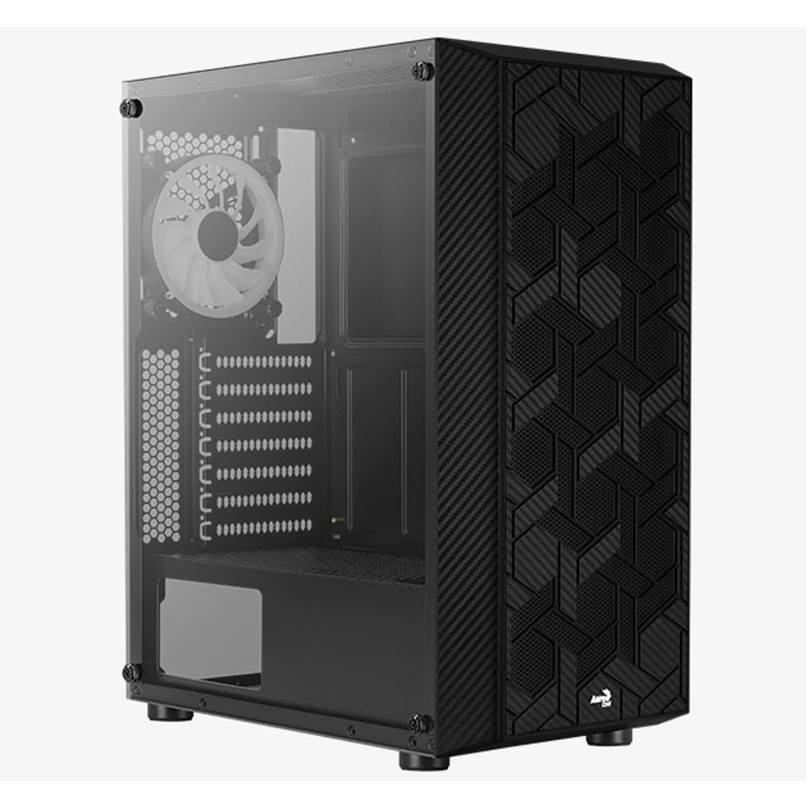 Aerocool Hive-G-BK-v3 Midi Tower Noir