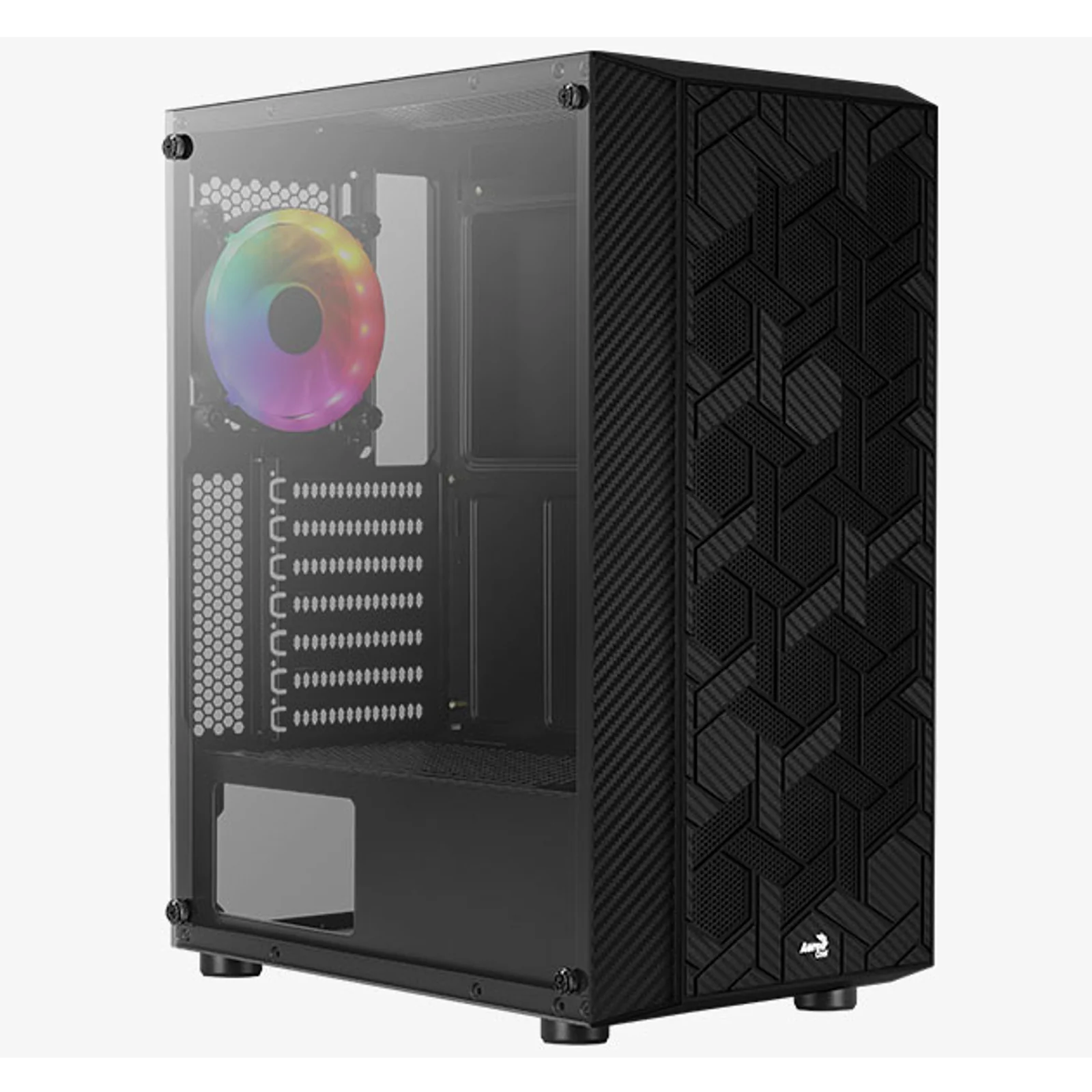 Aerocool Hive-G-BK-v3 Midi Tower Noir