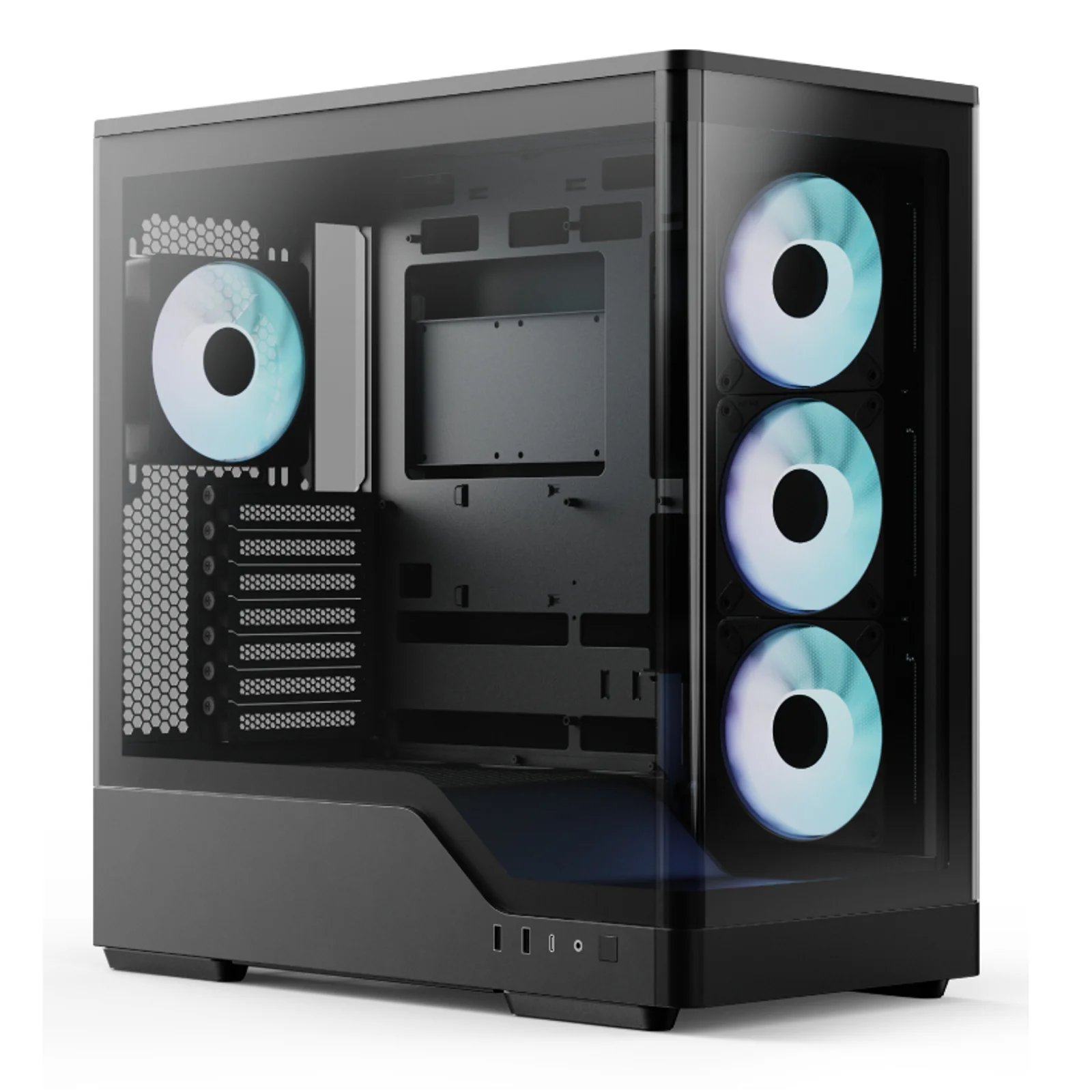 P500A-BK Midi Tower Noir