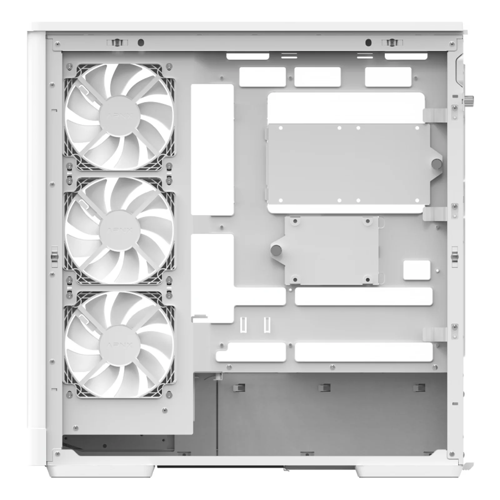 Aerocool P500A-WT Midi Tower Blanc