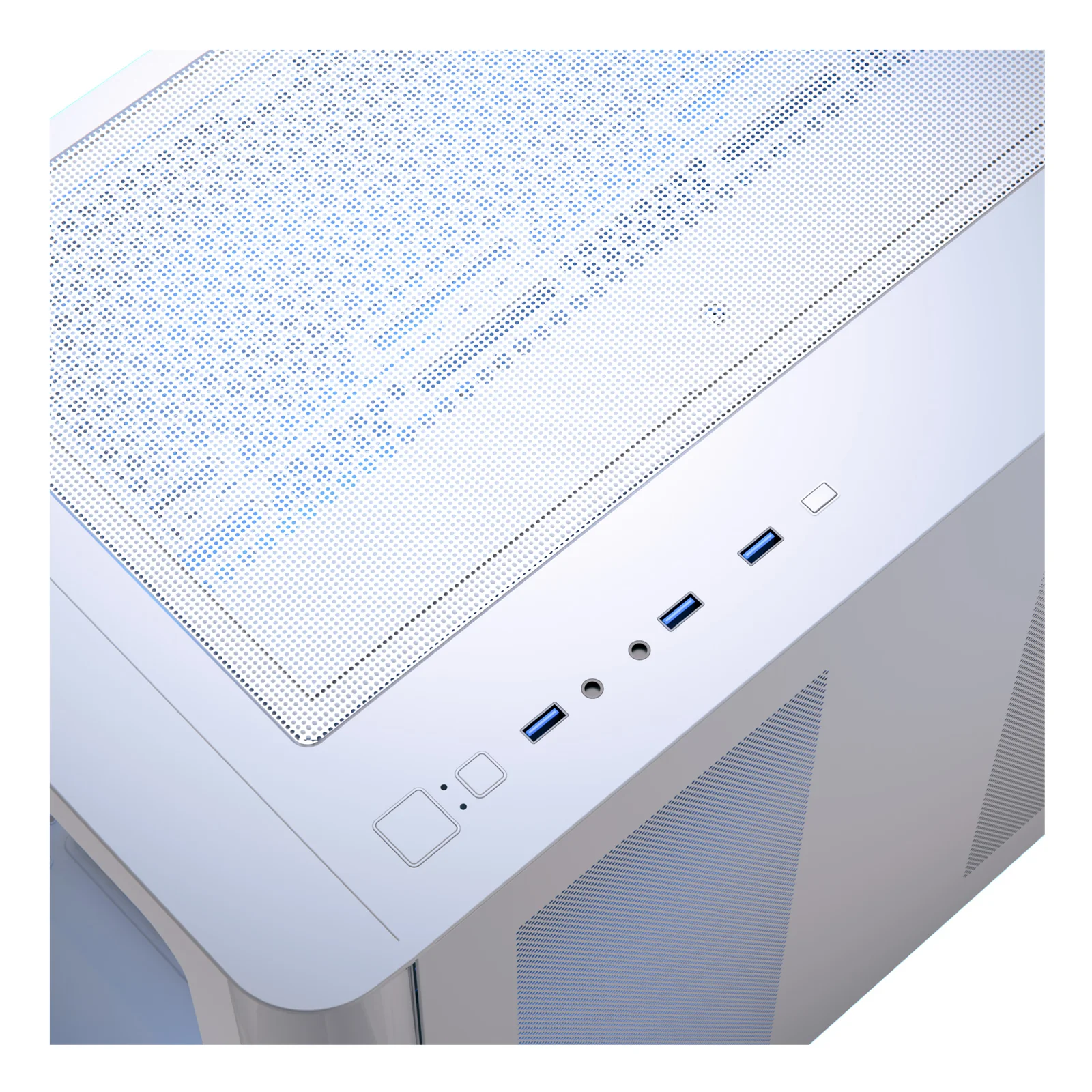 Aerocool P500C Midi Tower Blanc