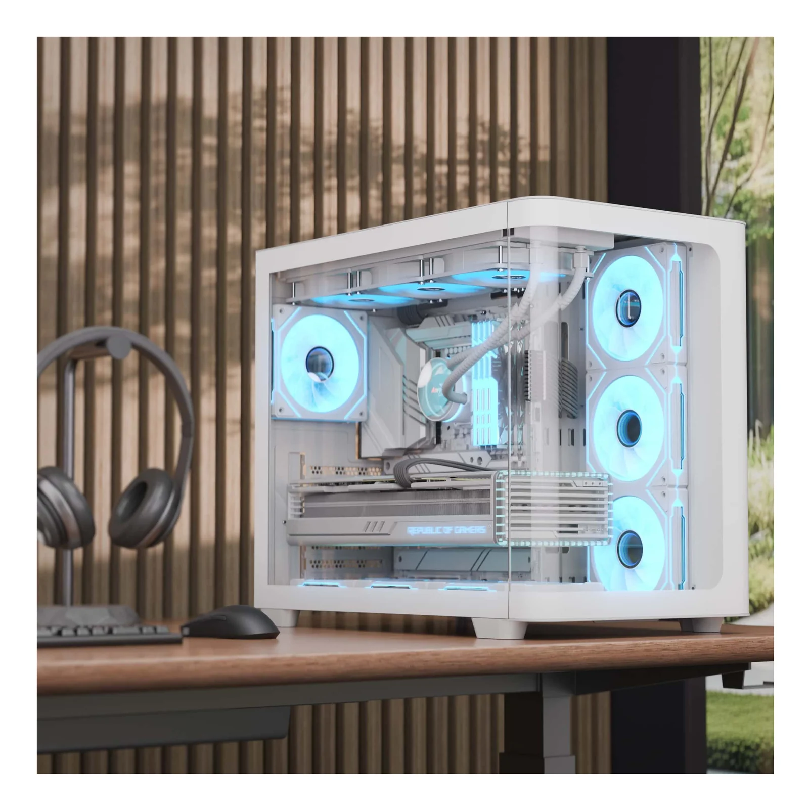 Aerocool P500C Midi Tower Blanc