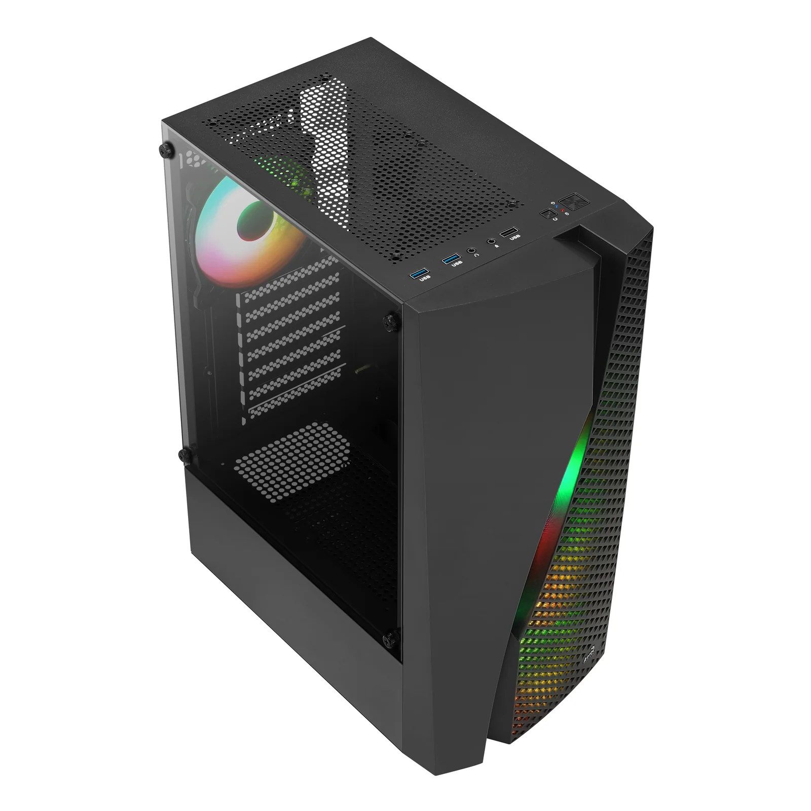 Aerocool WAVEBKV3 unité centrale Midi Tower Noir