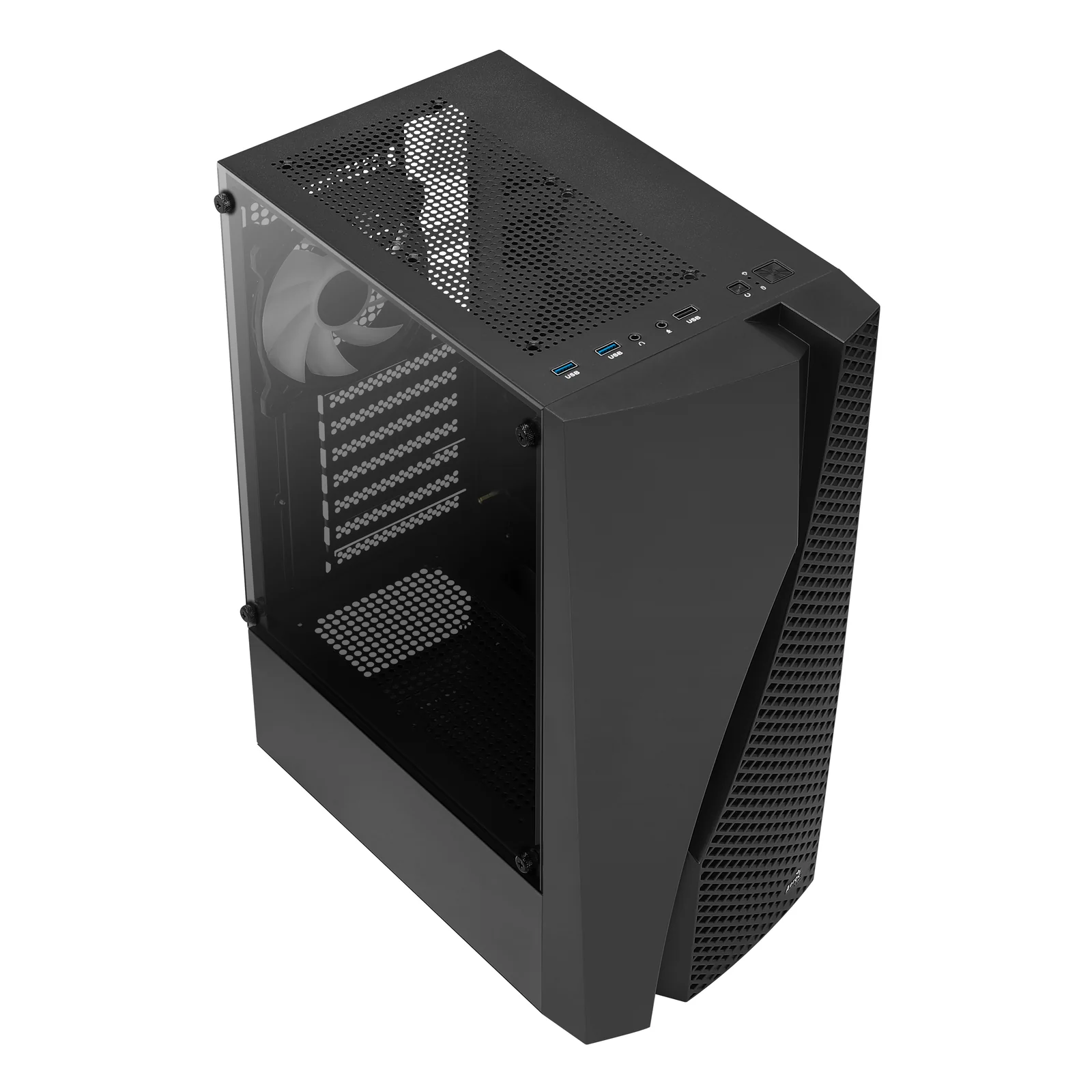 Aerocool WAVEBKV3 unité centrale Midi Tower Noir