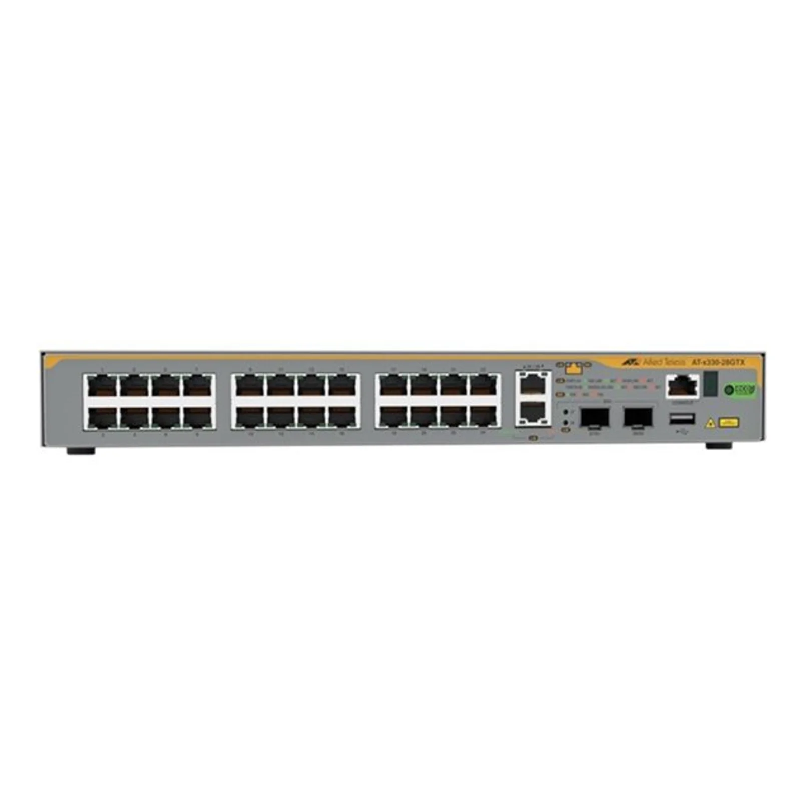 AT-X330-28GTX-50 commutateur réseau Géré L3 Gigabit Ethernet (10/100/1000) Gris