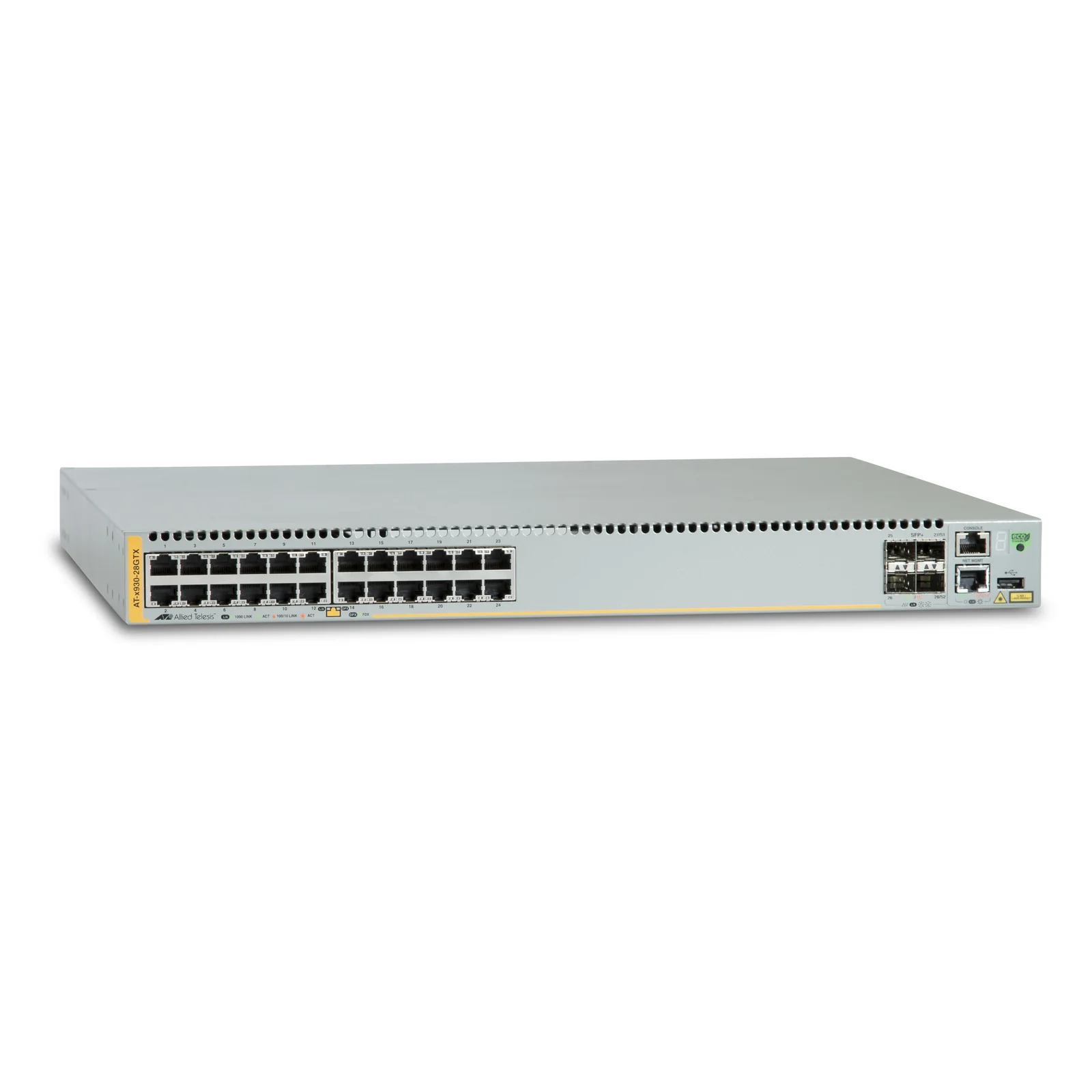 AT-x930-28GTX Géré L3 Gigabit Ethernet (10/100/1000) Gris